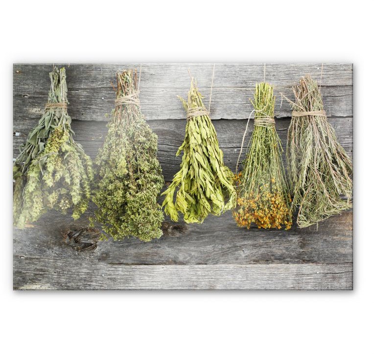Image of Wall-Art Küchenrückwand »Getrocknete Kräuter Gewürze«, (1 tlg.) bei Ackermann Versand Schweiz