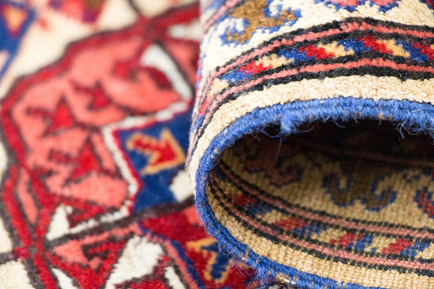 morgenland Läufer »Afghan Seide Teppich handgeknüpft rot«, rechteckig