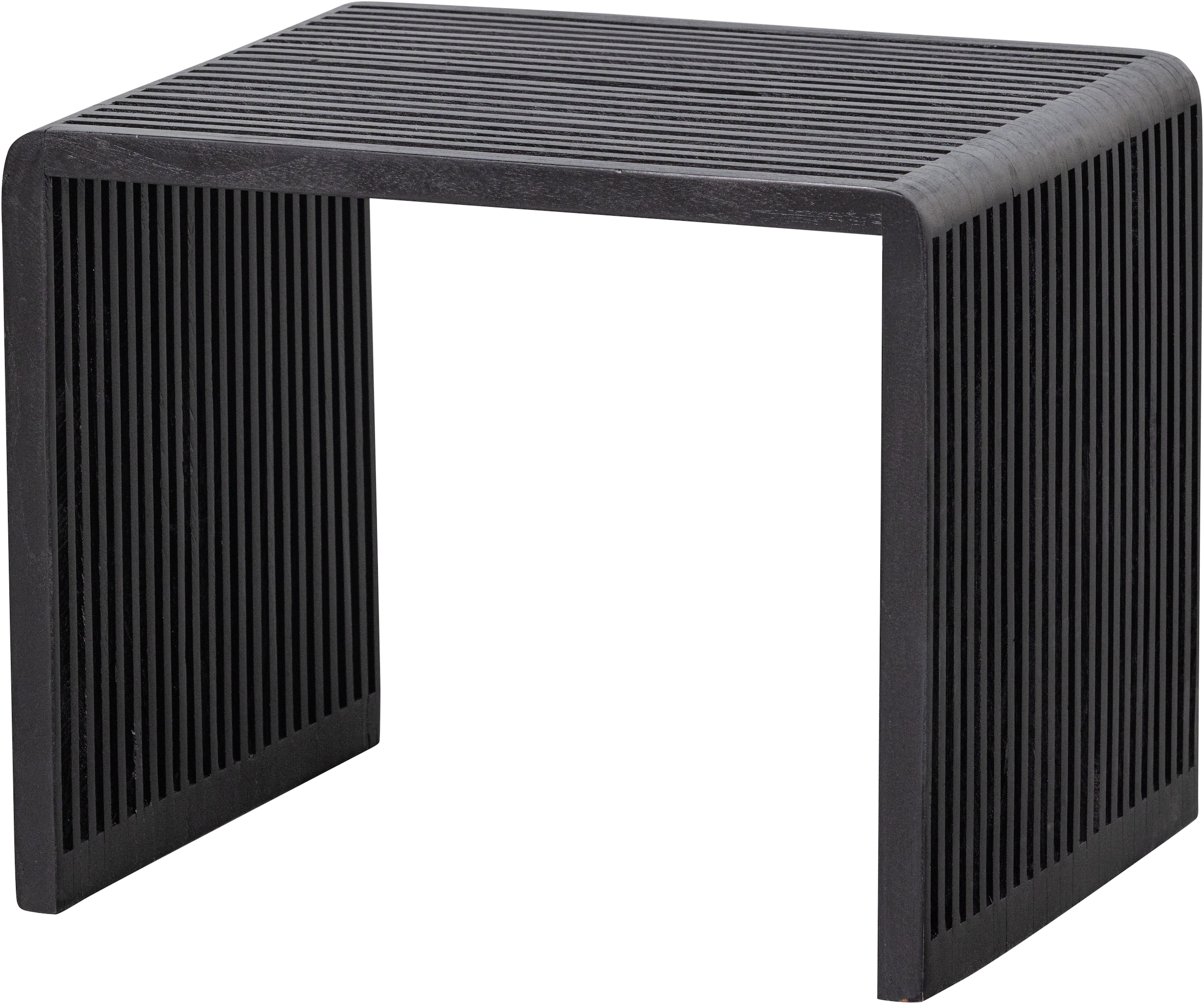 WOOOD Beistelltisch »Willa aus Teakholz, organische Formgebung 50x43,5x40 / 40x38x35 cm« Set, 2 Stk. tlg. 2er-Set, Tragkraft 15 kg, recyceltem Teakholz farbig behandelt