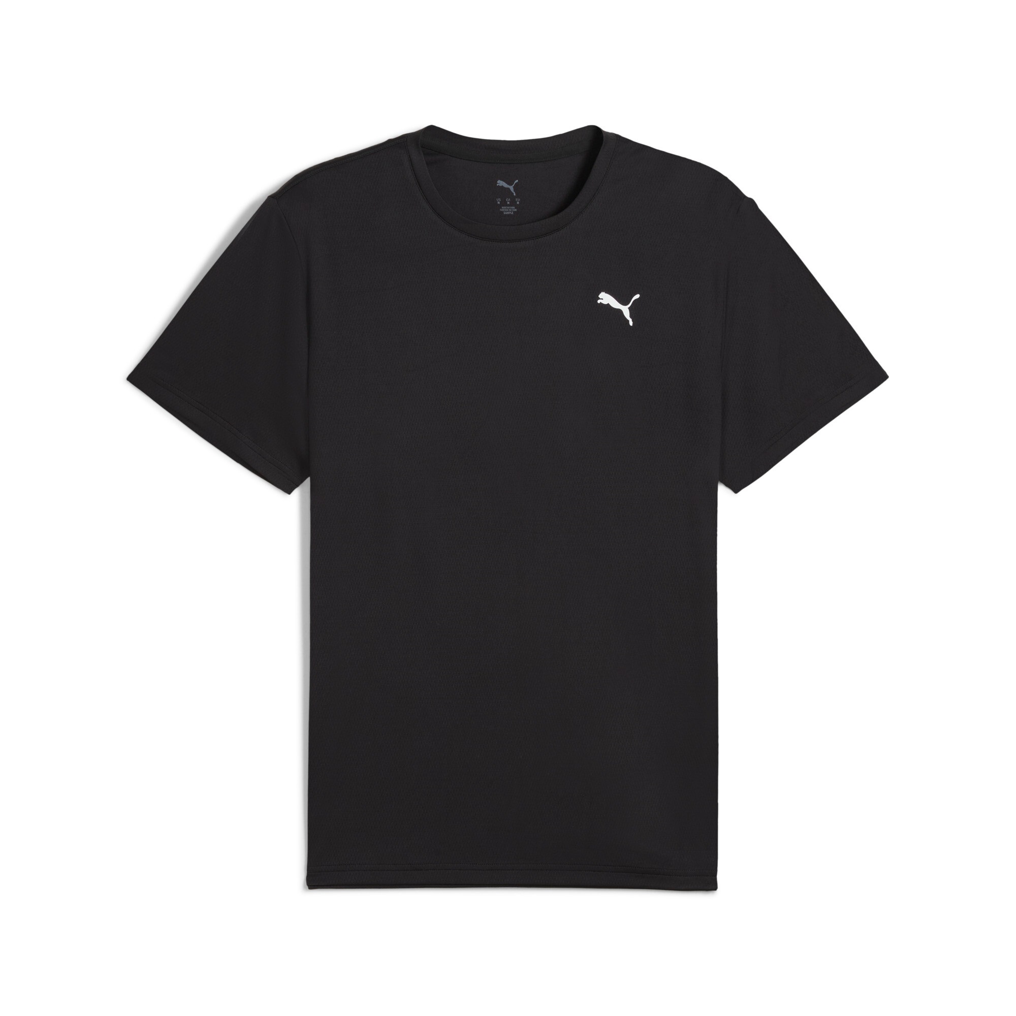 PUMA Trainingsshirt »M TAD ESSENTIAL POLY TEXTURE TEE« Trainings-T-Shirt, mit Rundhalsausschnitt, mit Kurzarm