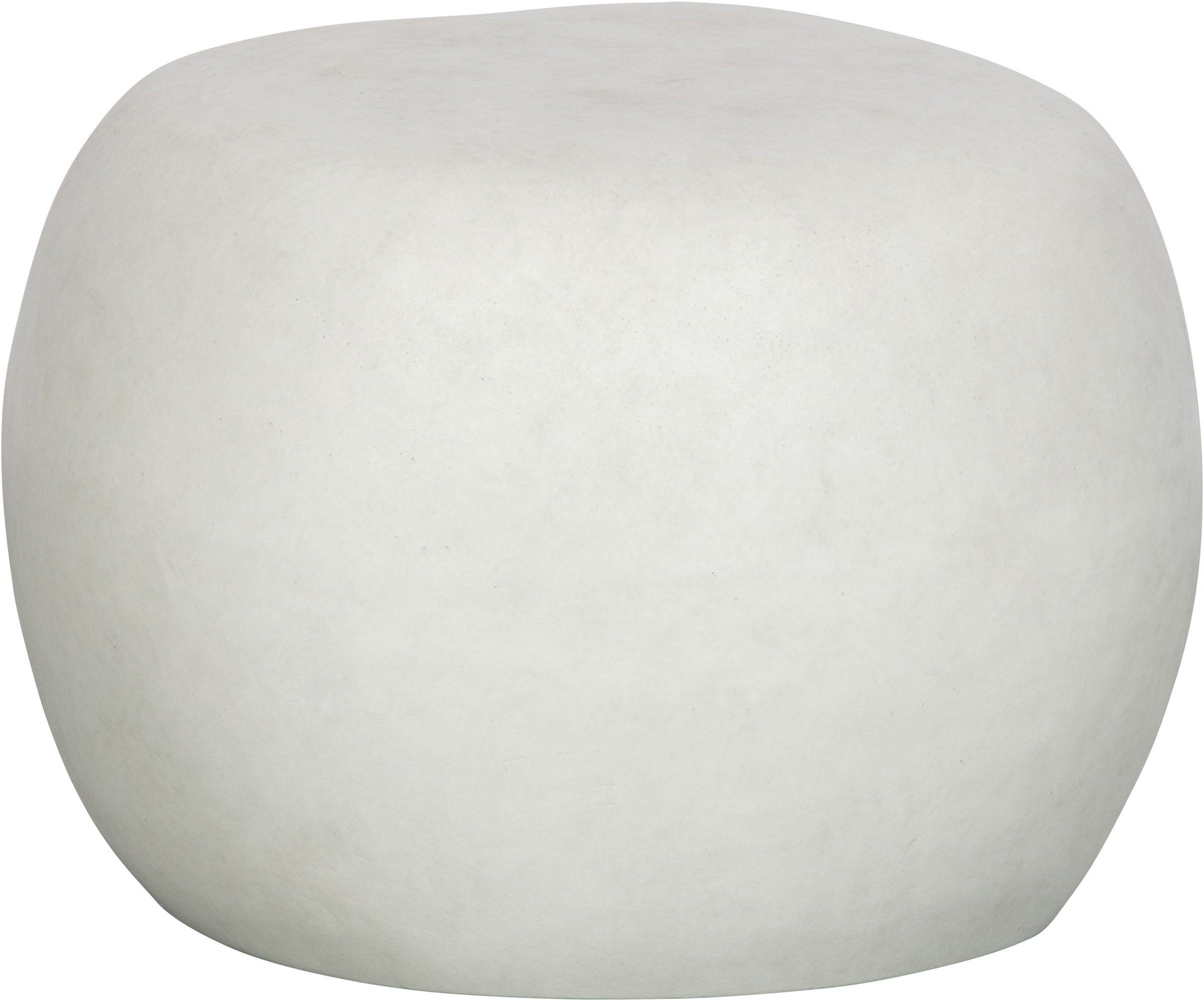 WOOOD Beistelltisch »Pebble Fiberclay in Betonoptik mit organischer Rundung« Glasfaser-Ton-Verbundmaterial, Tragkraft 90 kg, pflegebedürftig