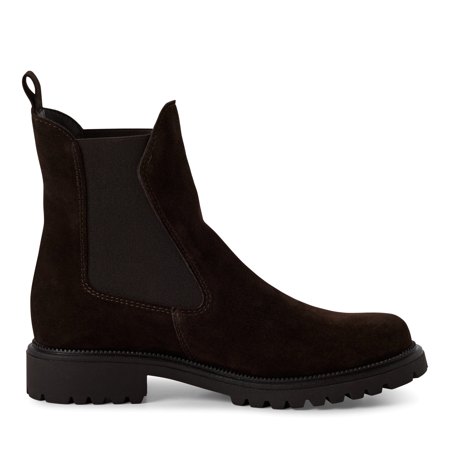 Tamaris Chelseaboots  Blockabsatz, Businessschuh, Schlupfboots mit Stretcheinsätzen