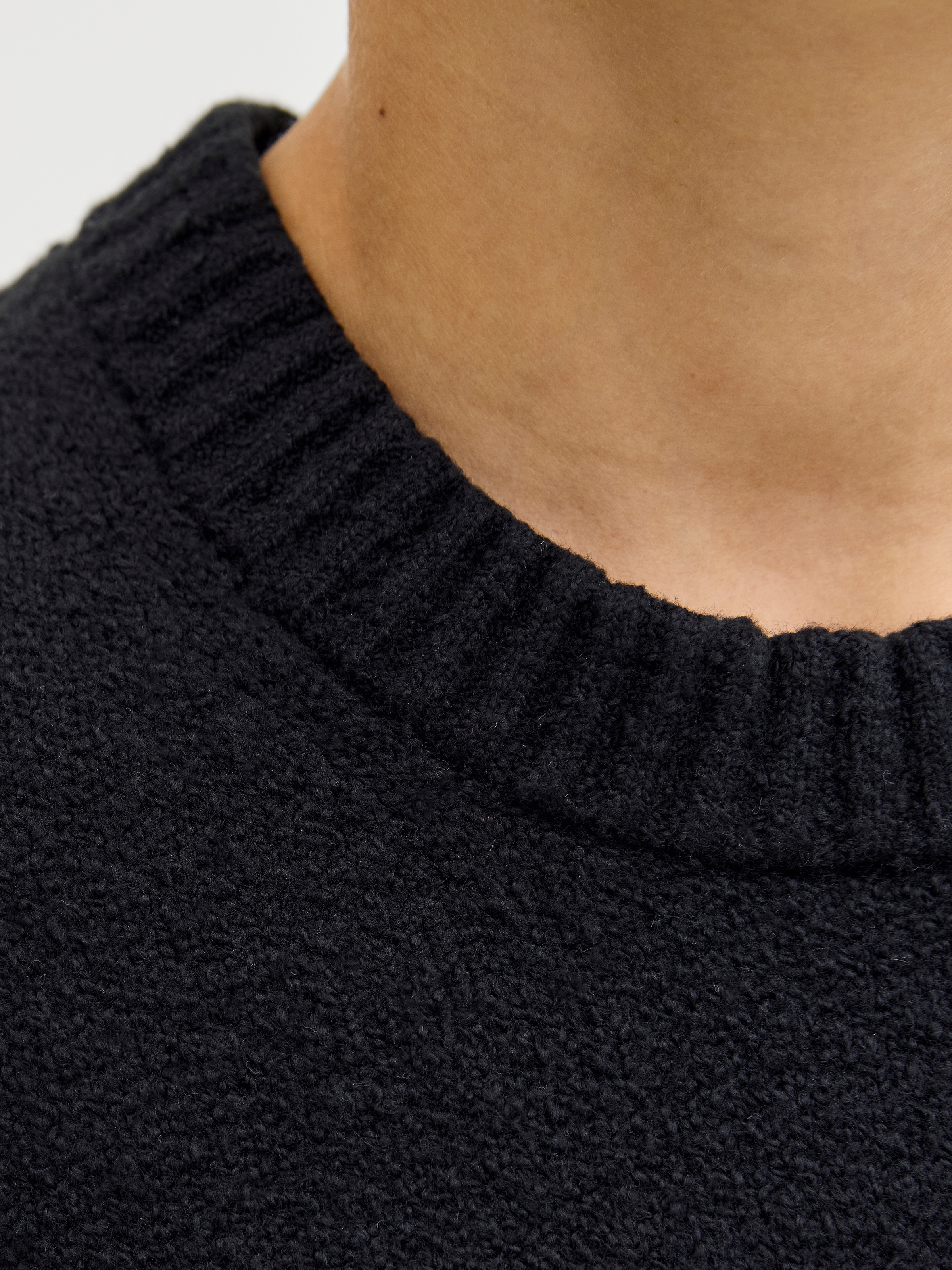 Jack & Jones Junior Pull à col rond »JCOPOINT KNIT BOUCLE CREW NECK BF JNR«