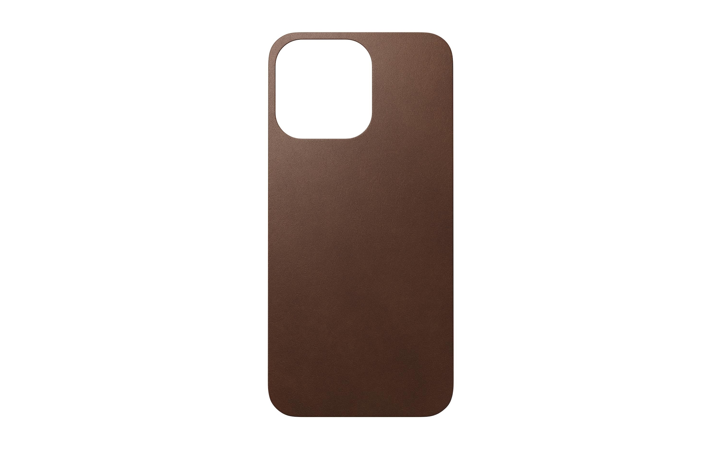 Nomad Smartphone-Hülle »Leather Skin iPhone 13 Pro Br«, iPhone 13 Pro
