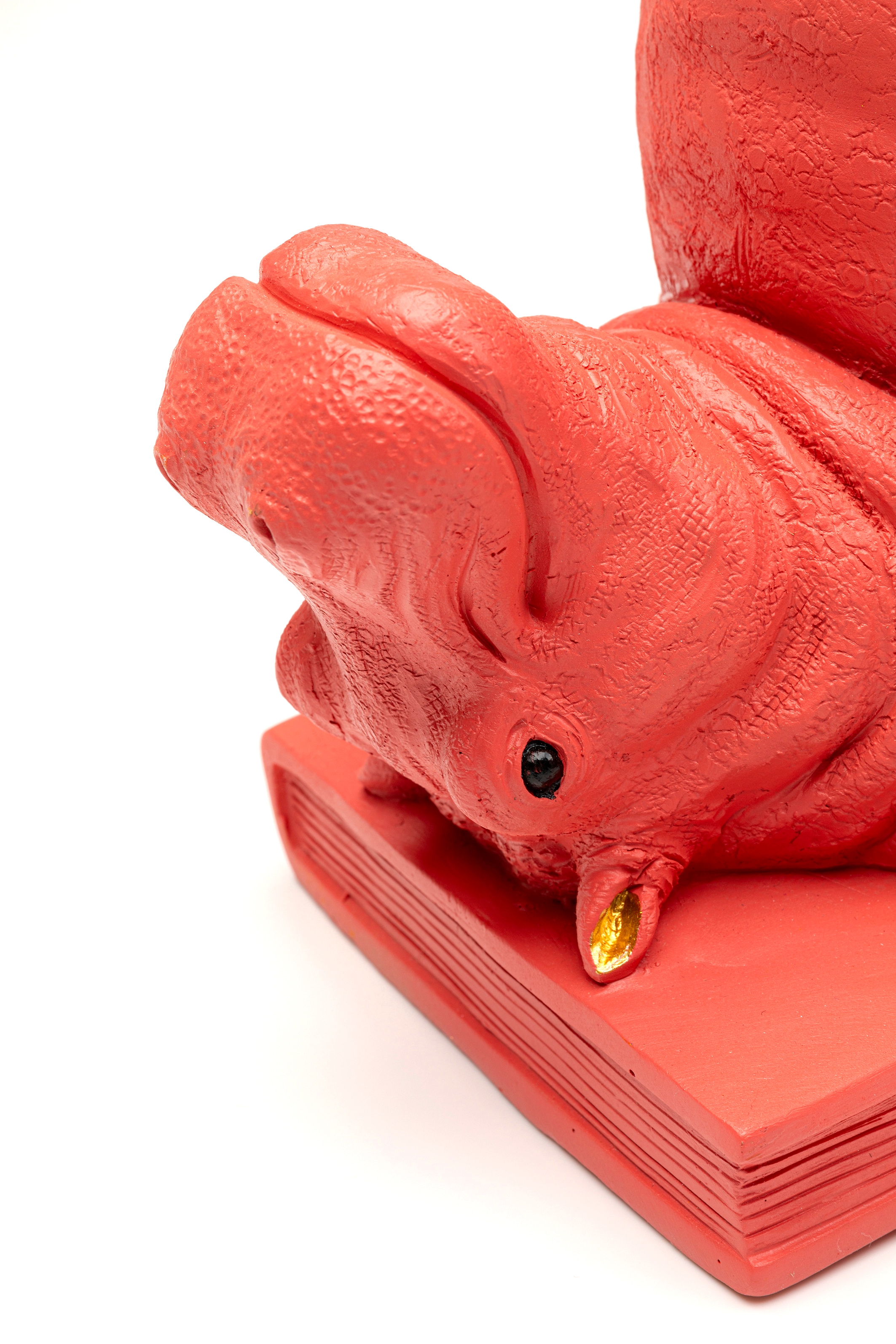 Kare Design Serre-livres »Hippo Pink« aus Polyresin