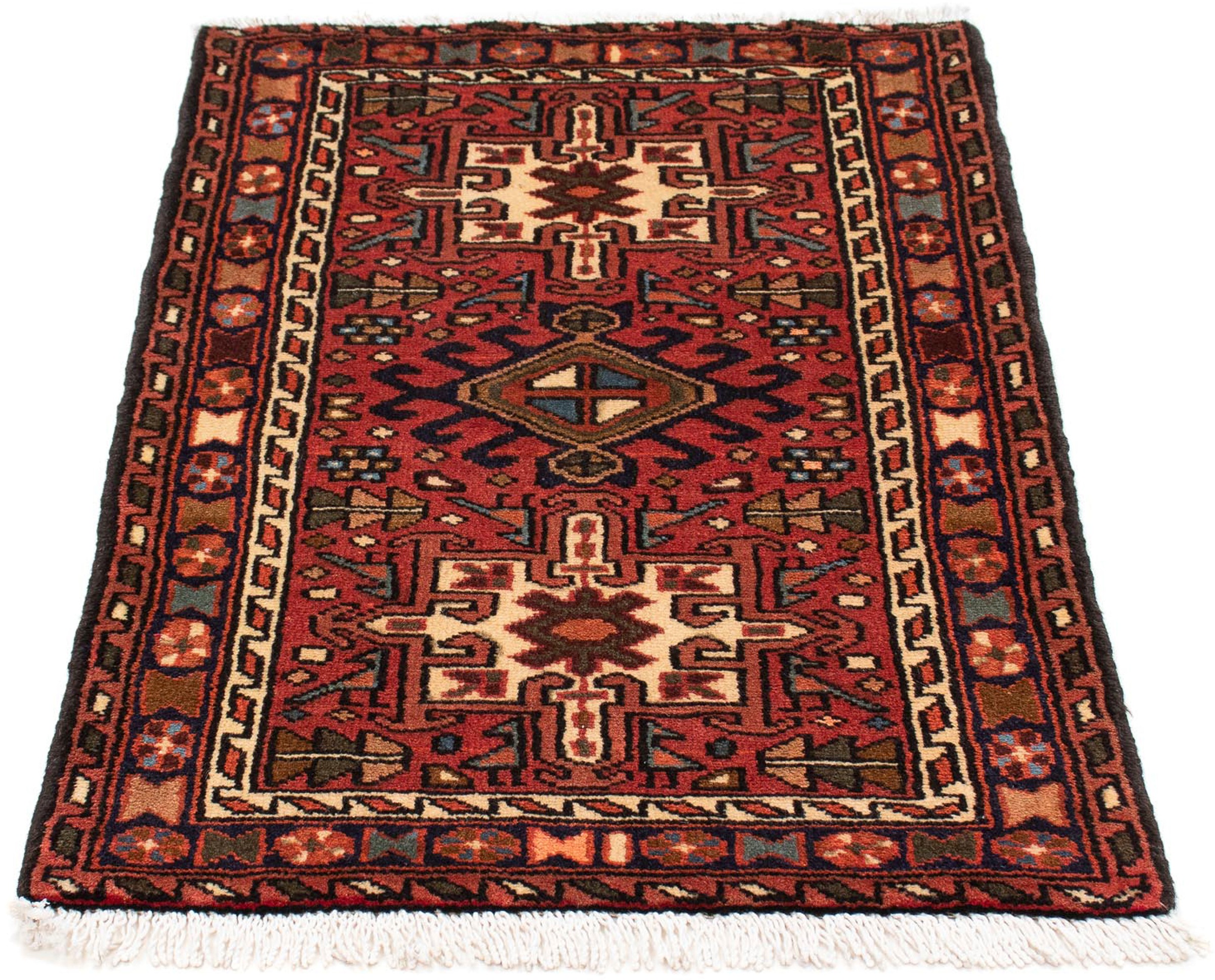 Image of morgenland Orientteppich »Perser - Nomadic - 100 x 67 cm - dunkelrot«, rechteckig, 10 mm Höhe, Wohnzimmer, Handgeknüpft, Einzelstück mit Zertifikat bei Ackermann Versand Schweiz