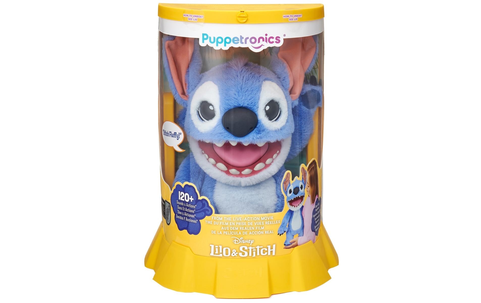 Image of Plüschfigur "Stitch Funktionsplüsch Real FX Stitch 45 cm" Interaktives animatronisches Plüschtier mit über 100 Sounds