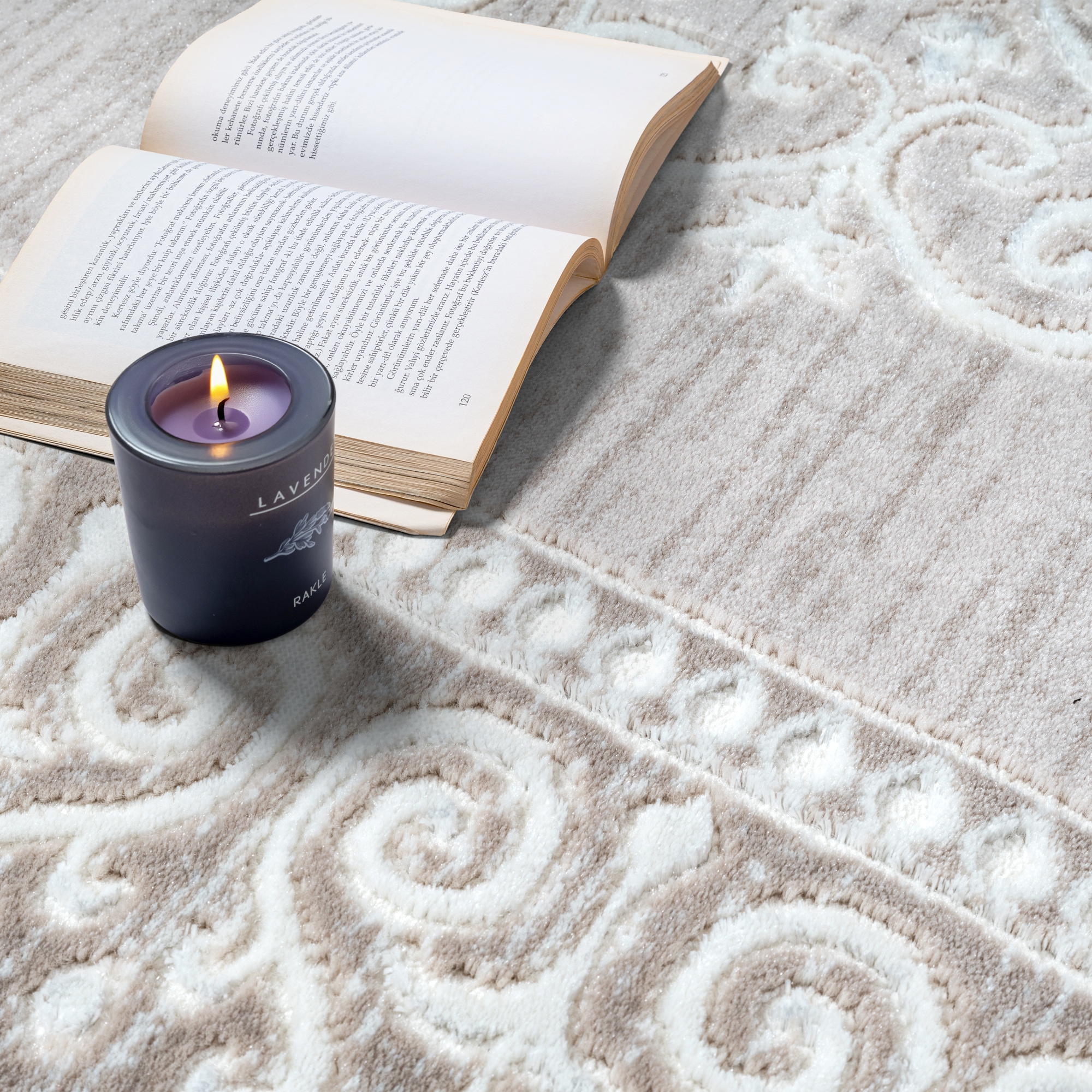 Sanat Tapis »Harmony 3204 , auch als Läufer und rund« Rectangulaire 12 mm Höhe Wohnzimmer, Kurzflor, modern,  Orient Optik, Schlafzimmer