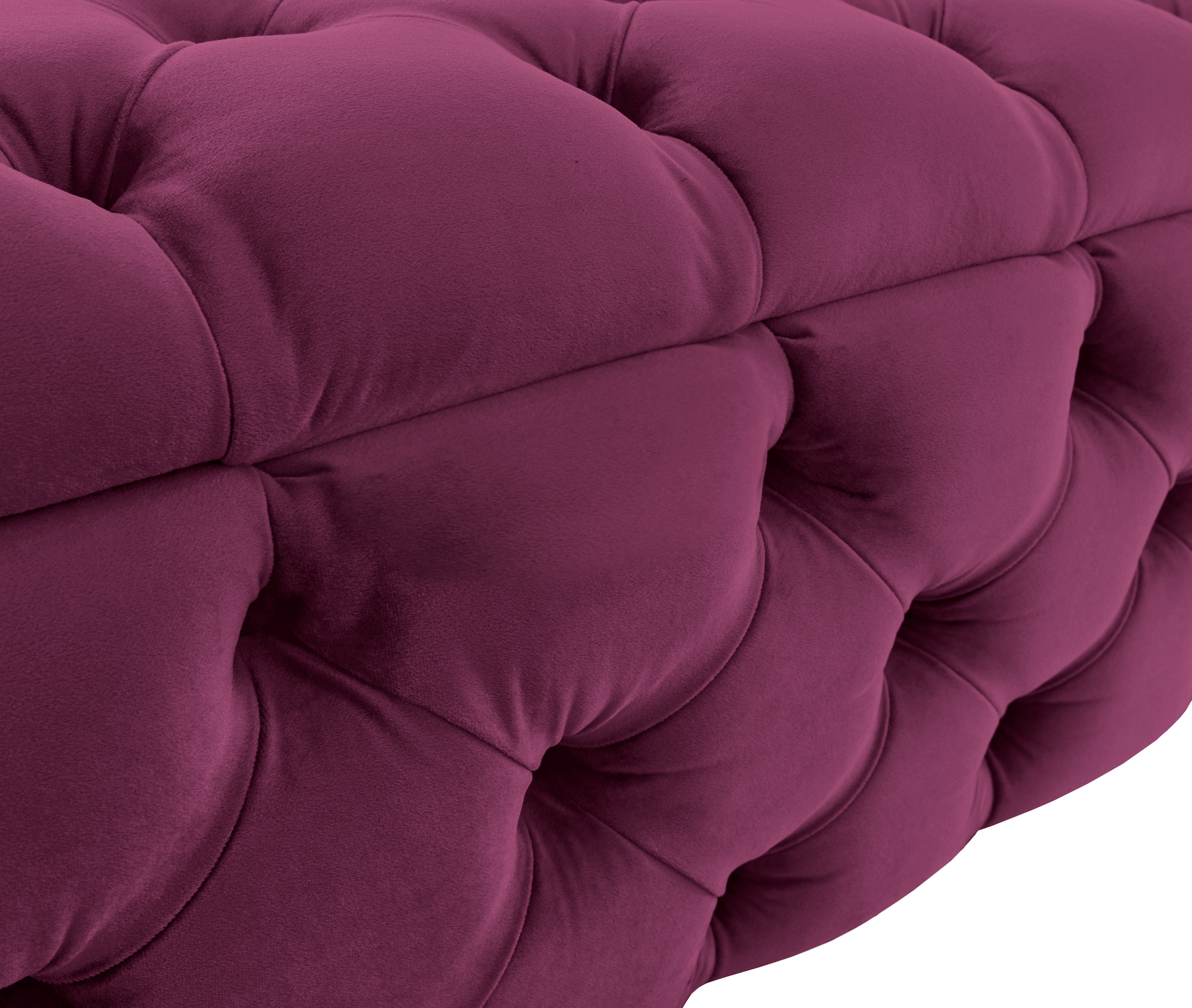 Home affaire Tabouret rembourré »KALINA, hochwertige Knopfheftung, B/T/H: 120/55/45 cm« mit Staufach und innenliegenden Laschen zur besseren Aufbewahrung