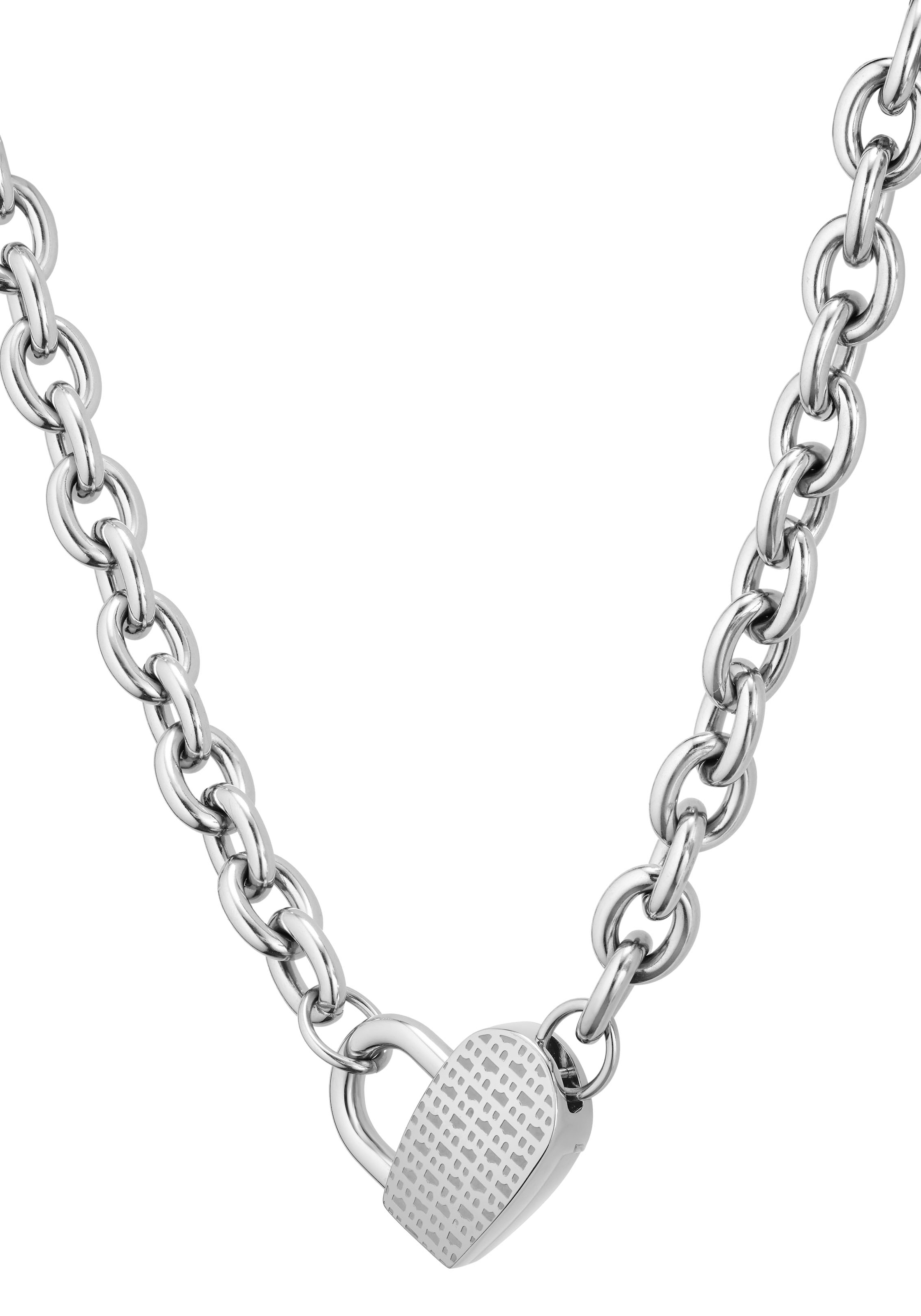 Image of BOSS Kette ohne Anhänger "Schmuck Edelstahl Halsschmuck Ankerkette DINYA"