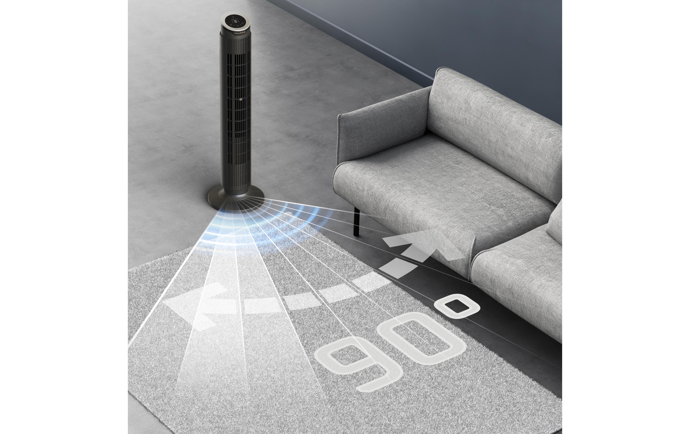Rowenta Turmventilator »Eole Silence Force«