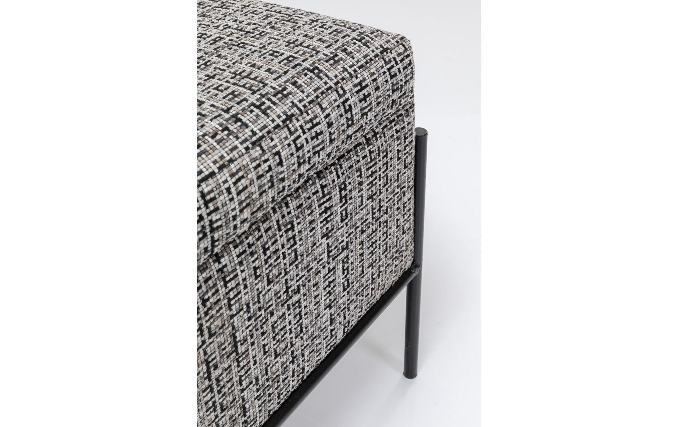 Kare Design Sitztruhe »Buttons Storage B&W Gross, 120 cm«