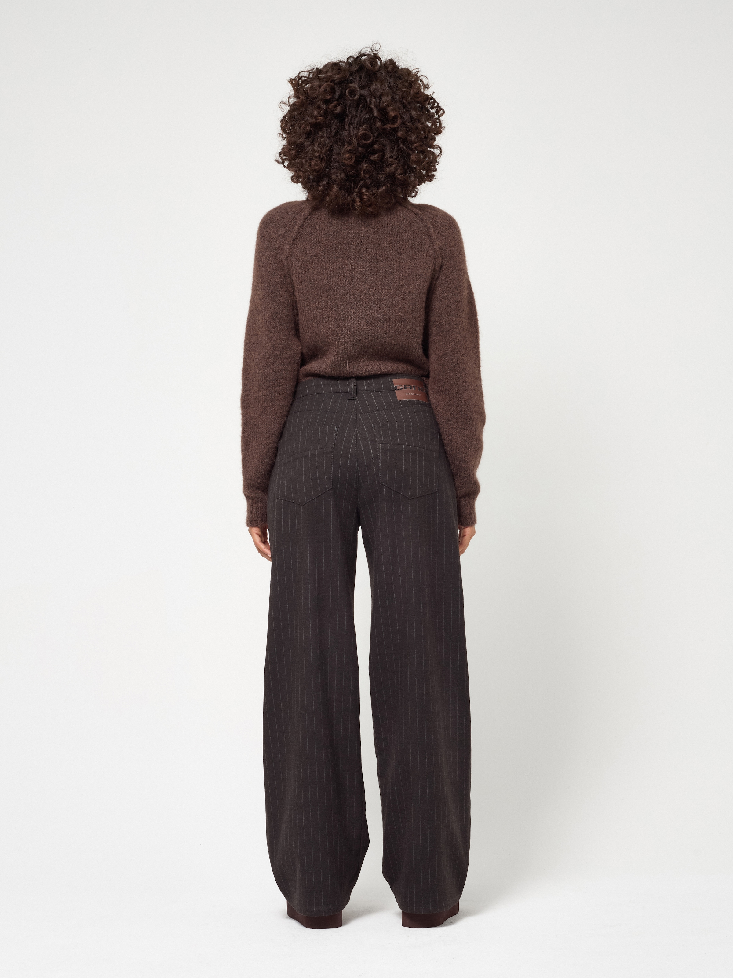 GANG Pantalon à pinces »94SILVIA WIDE«  taille haute