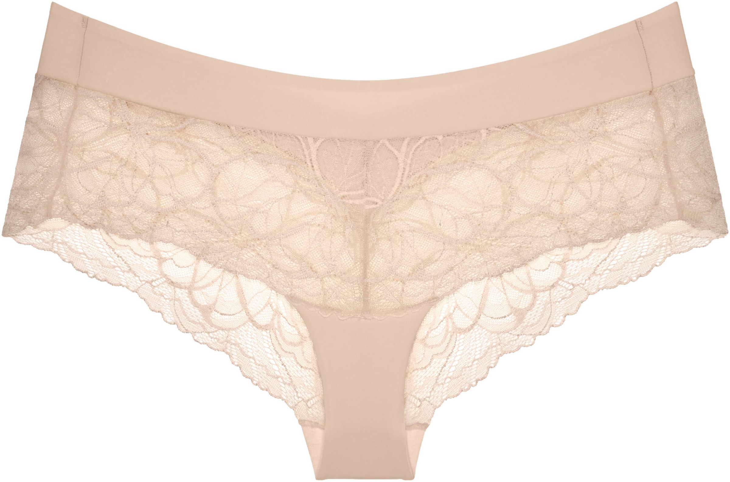 Triumph Panty »Body Make-Up Illusion Lace«, florale Stretch-Spitze, glatter Bund, Mikrofaser, nahtlos
