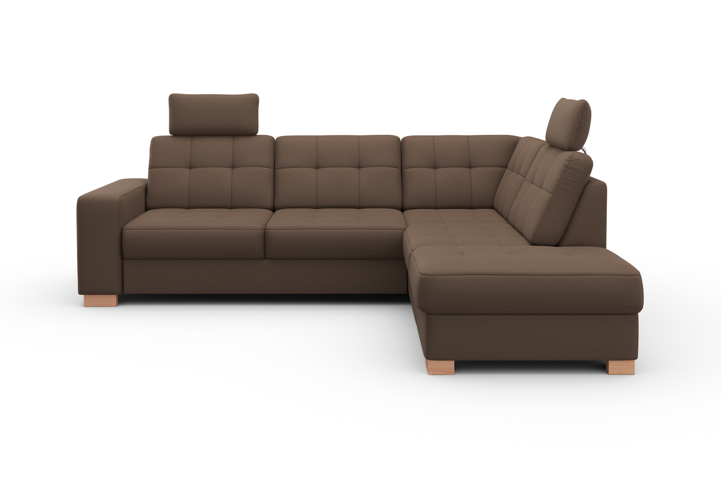 sit&more Ecksofa »Quincy L-Form« wahlweise mit Bettfunktion und Bettkasten