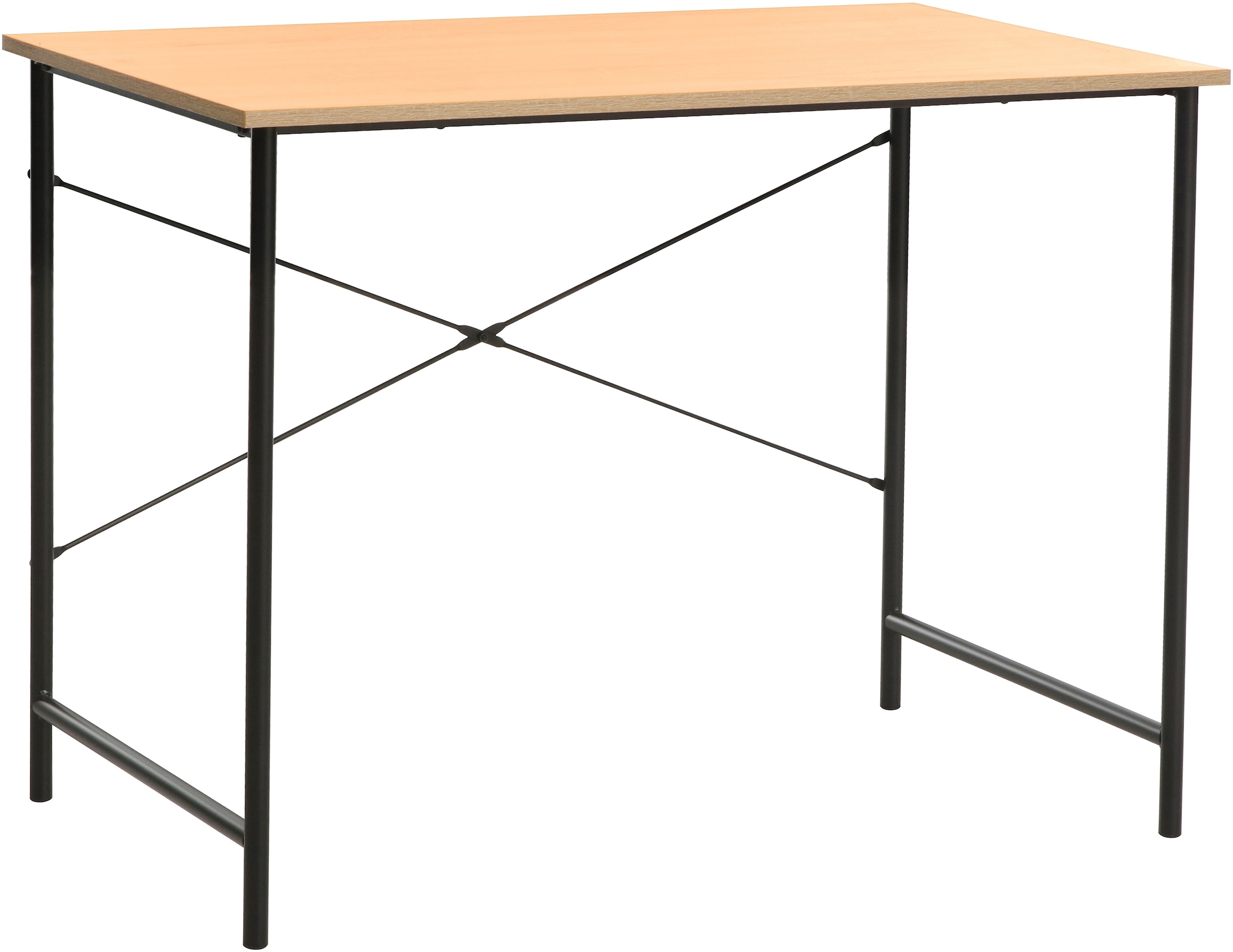INOSIGN Schreibtisch »TALIA«, Computertisch, stabiles Metallgestell, Breite 100 cm