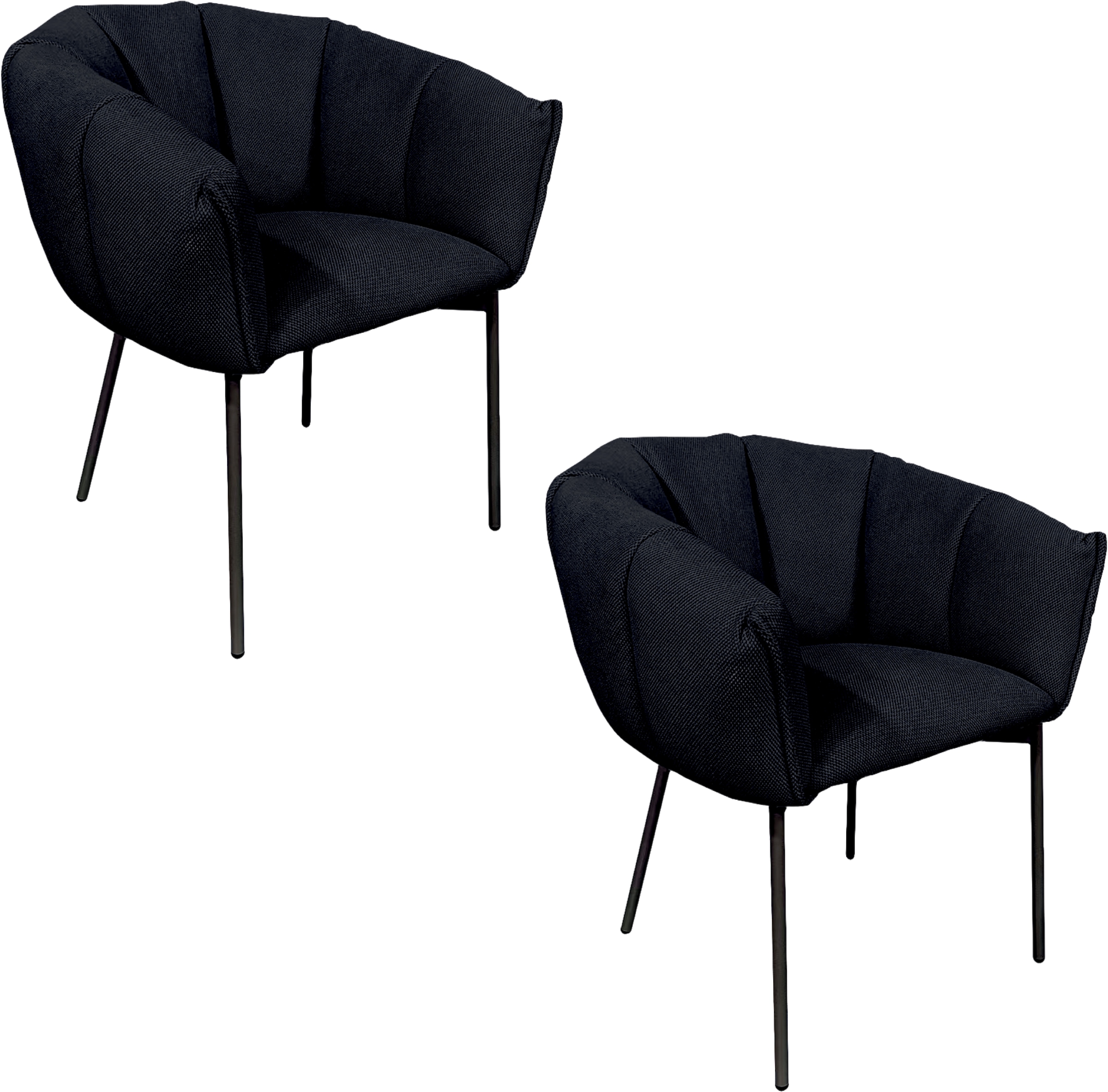 Image of Stolkom Armlehnstuhl "Pina BxHxT 70x78x63 cm" (Set) 2 Stk.Breite 70cm, Metallgestell
