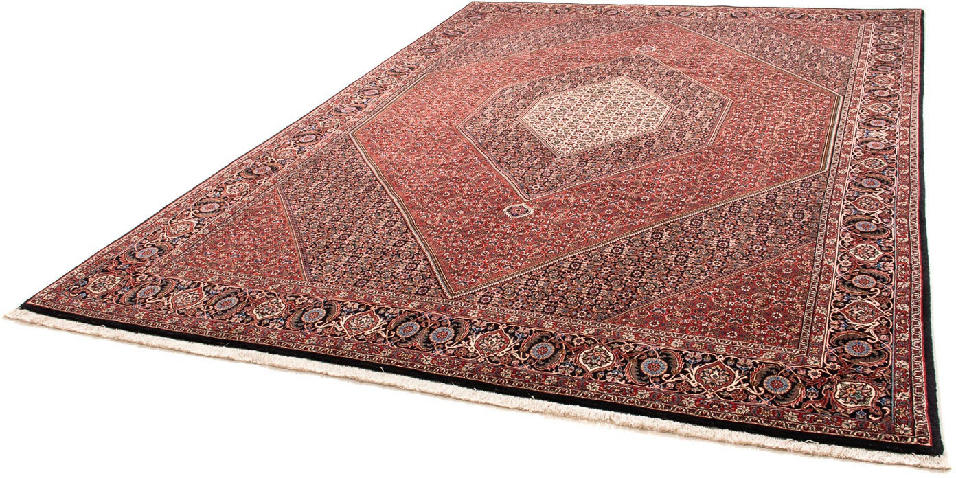 Image of morgenland Orientteppich »Perser - Bidjar - 349 x 245 cm - hellrot«, rechteckig, 15 mm Höhe, Wohnzimmer, Handgeknüpft, Einzelstück mit Zertifikat bei Ackermann Versand Schweiz