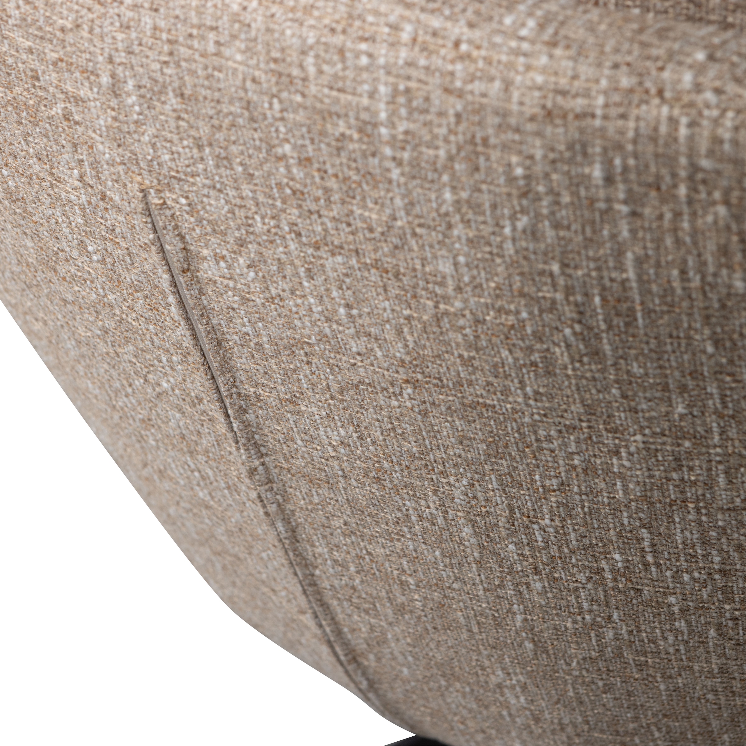 WOOOD Fauteuil pivotant »Milaro mit Fling-Melange-Bezug und Drehmechanismus B75 x T94 x H88 cm« capacité de charge 120 kg, haute résistance à l'usure, hauteur d'assise moyenne
