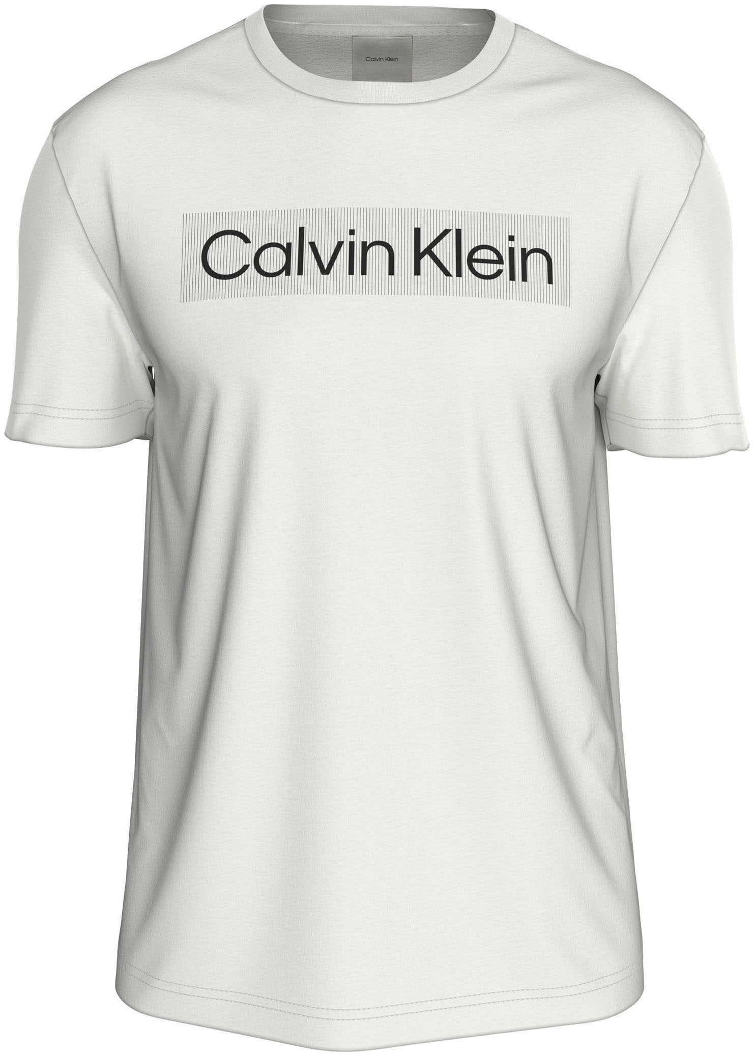 Calvin Klein Big&Tall T-Shirt »BT_BOX STRIPED LOGO T-SHIRT«, in Grossen Grössen mit Logoschriftzug