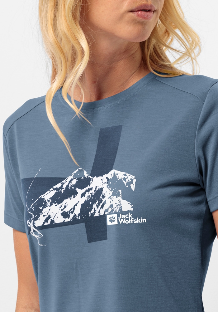 Jack Wolfskin T-Shirt »VONNAN S/S GRAPHIC T W«