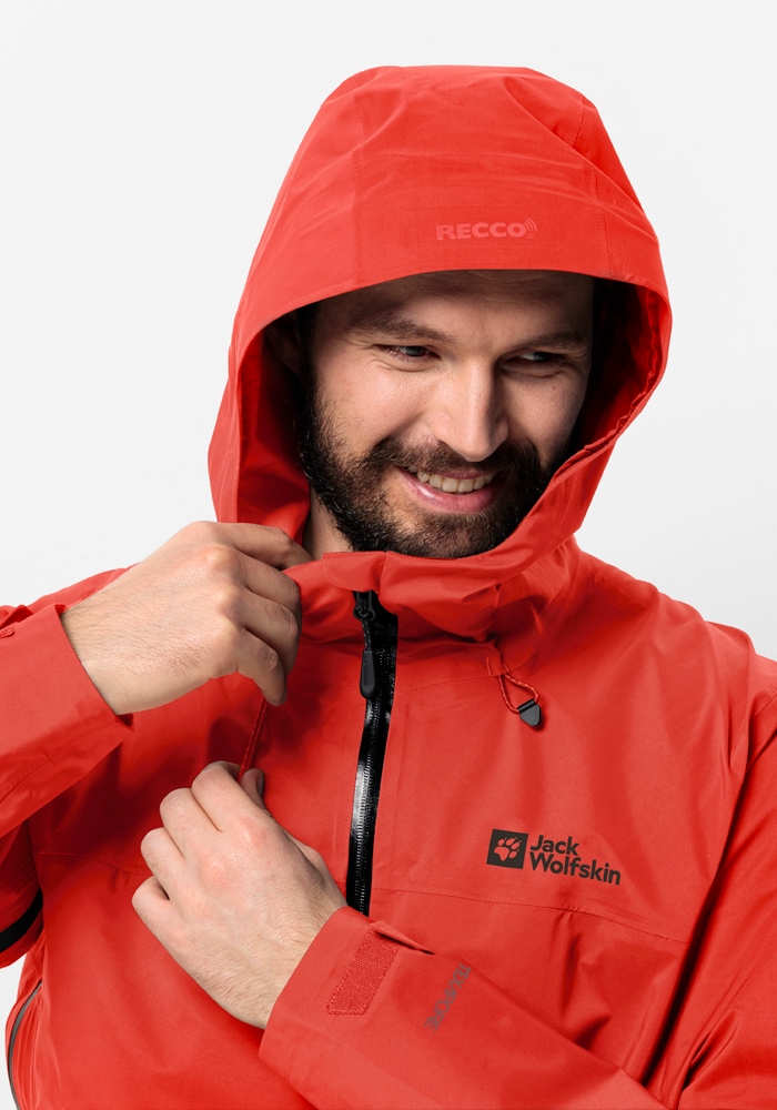 Jack Wolfskin Funktionsjacke »CYROX 3L JKT M«, mit Kapuze