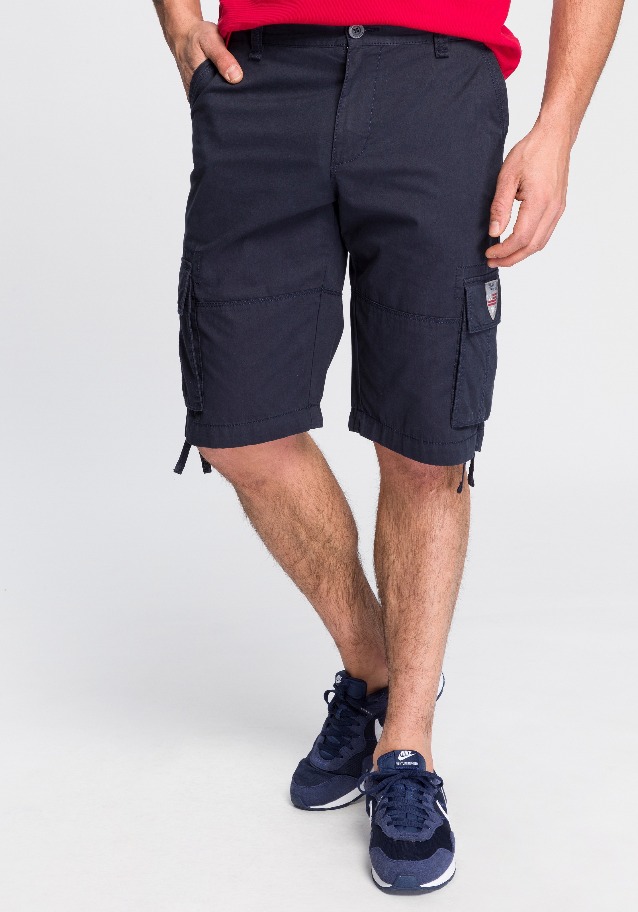 Image of TOM TAILOR Polo Team Cargoshorts, mit Logostickerei bei Ackermann Versand Schweiz