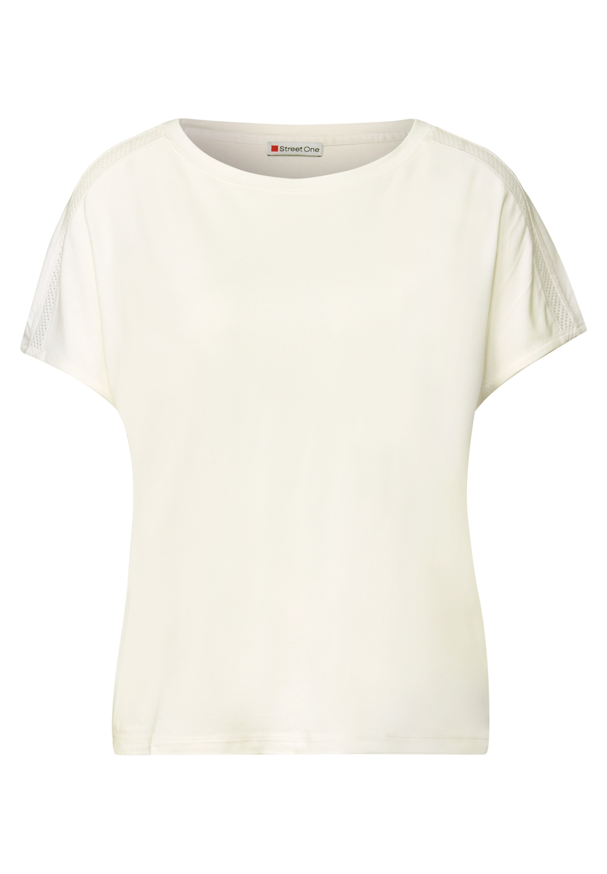 STREET ONE Shirttop, mit Mesh-Detail