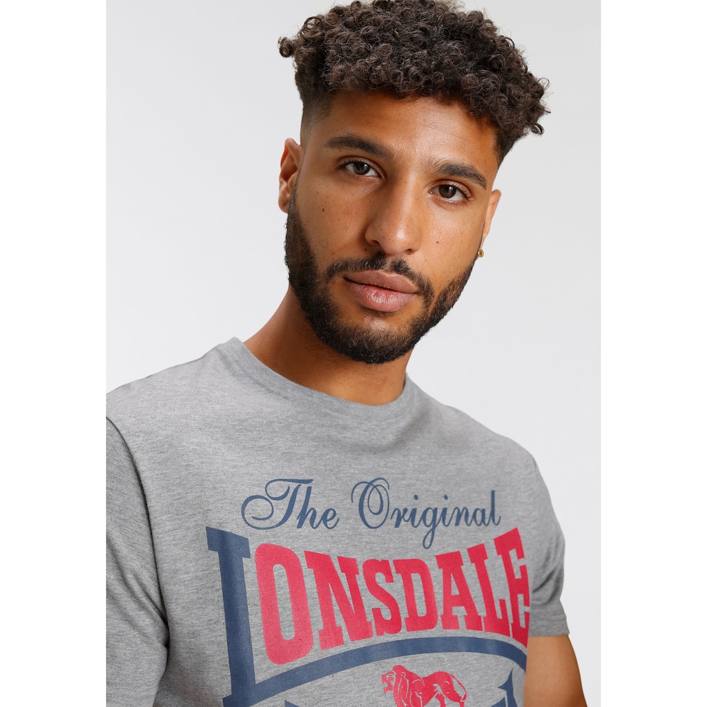 Lonsdale T-Shirt »GEARACH«, (Packung, 2er-Pack)