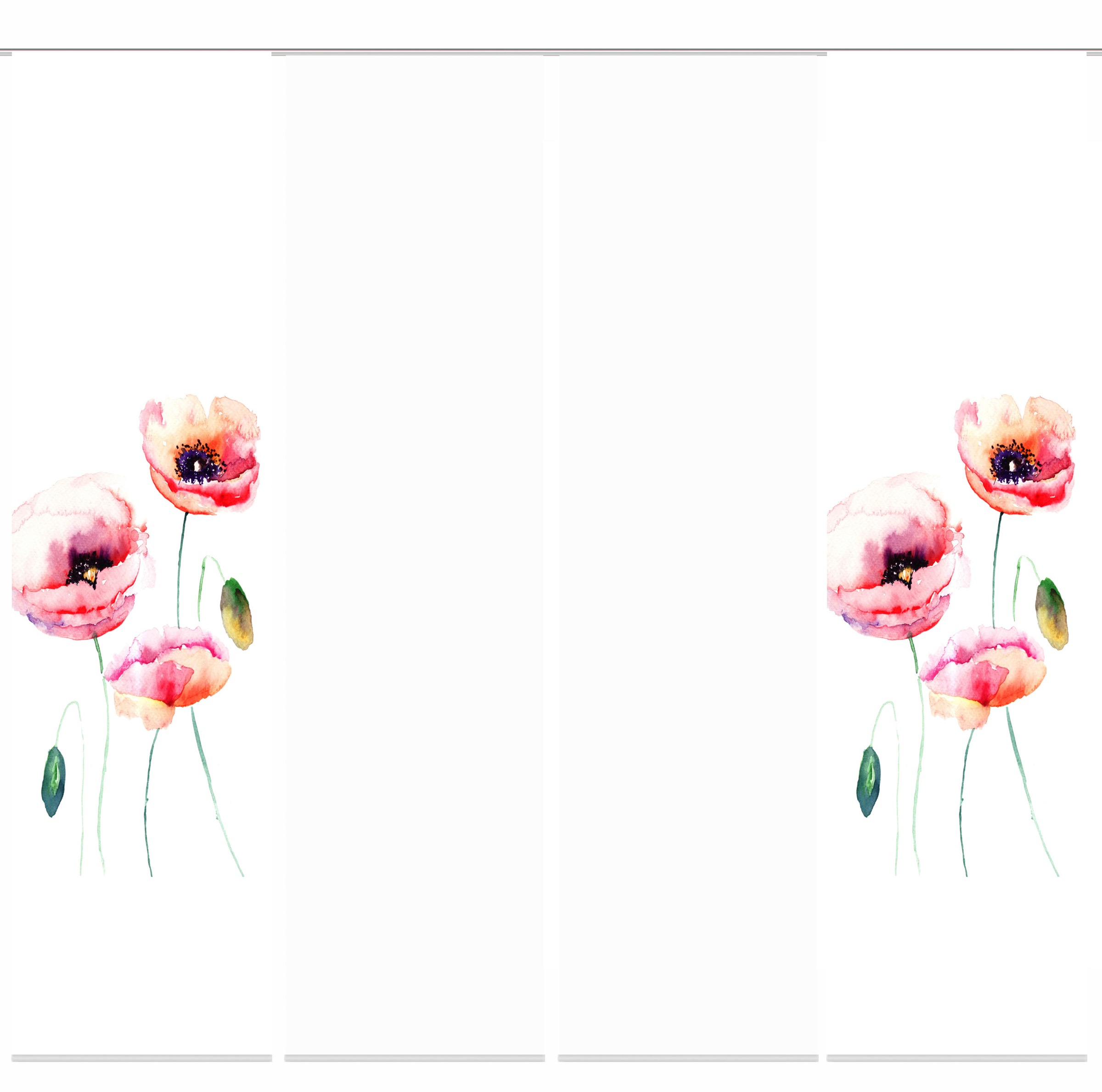 Image of HOME WOHNIDEEN Schiebegardine »VALMUE«, (4 St.), Schiebevorhang Digi 4er Set VALMUE bei Ackermann Versand Schweiz