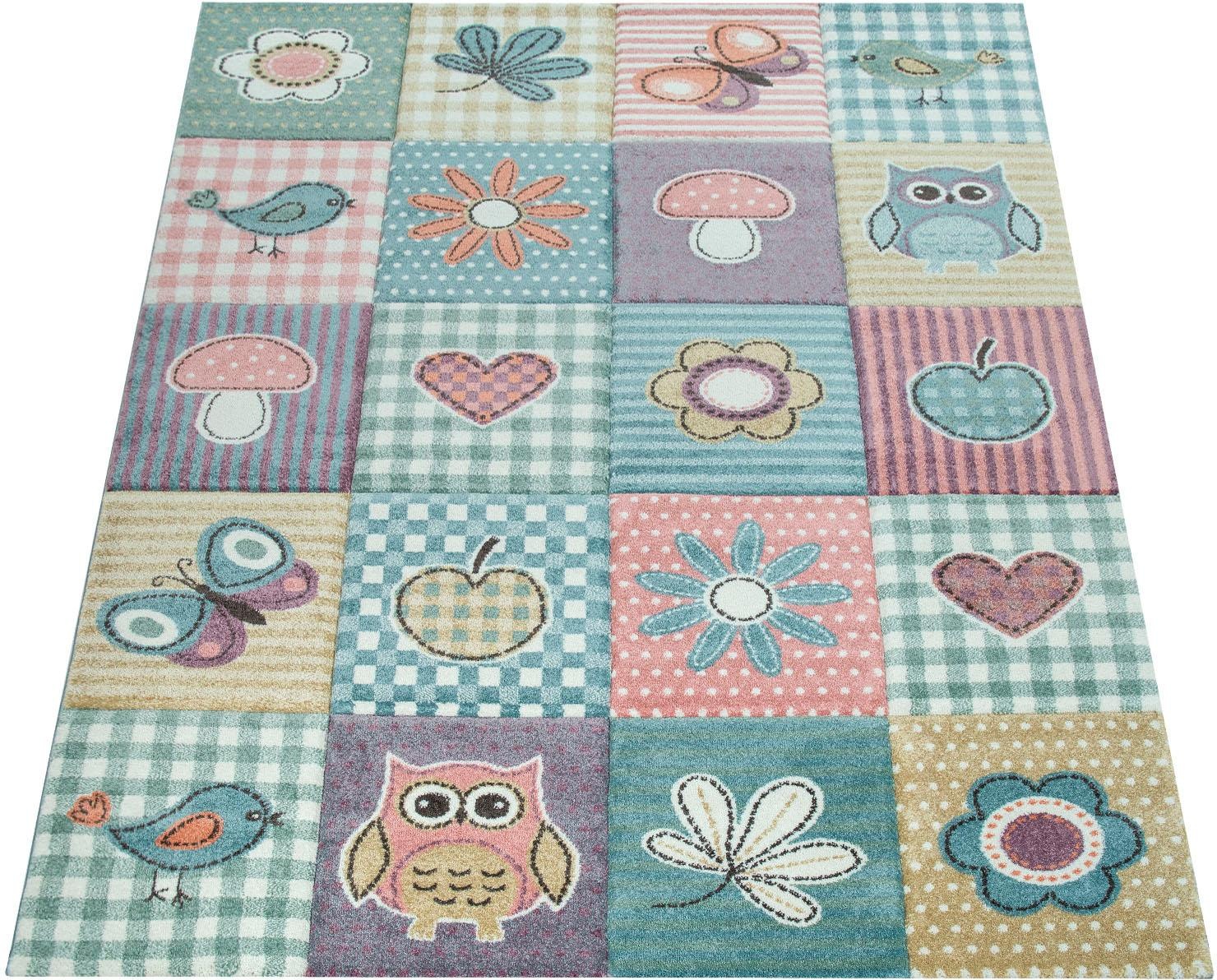 Image of Paco Home Kinderteppich »Cosmo 961«, rechteckig, 18 mm Höhe, in schönen Pastell-Farben bei Ackermann Versand Schweiz