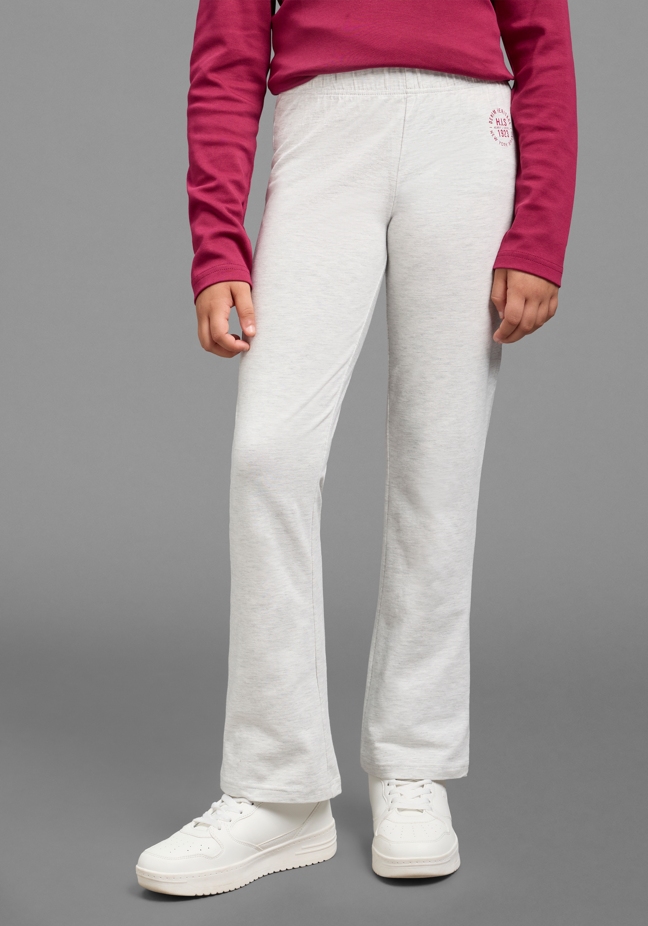 H.I.S Leggings »2er Packung H.I.S Leggings mit Schlag für Mädchen«  Pour TEENS. Lot de 2 pantalons jazz