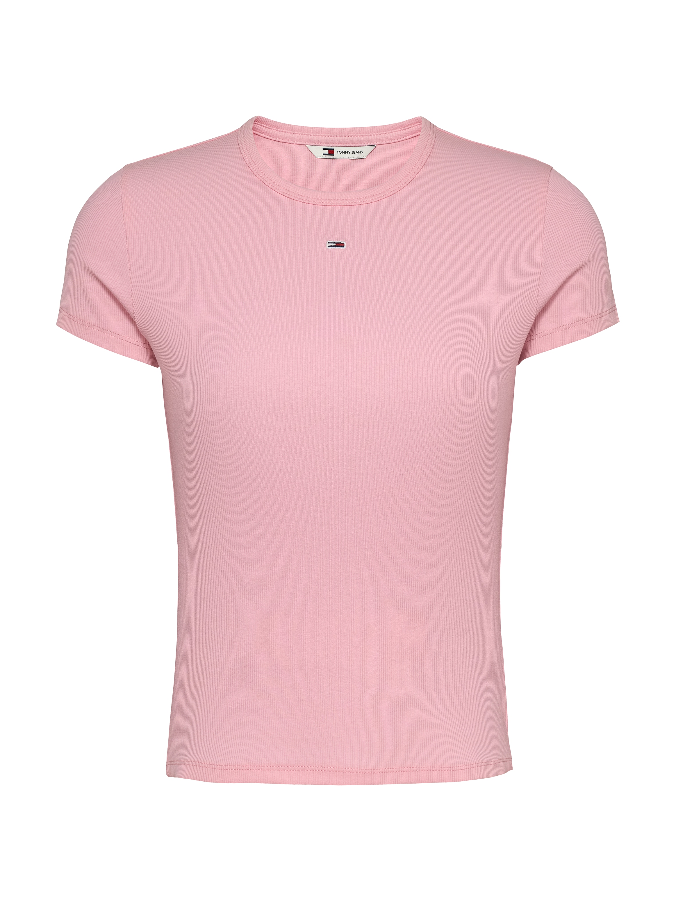 Tommy Jeans T-Shirt »TJW SLIM ESSENTIAL RIB SS«, mit gerippter Struktur