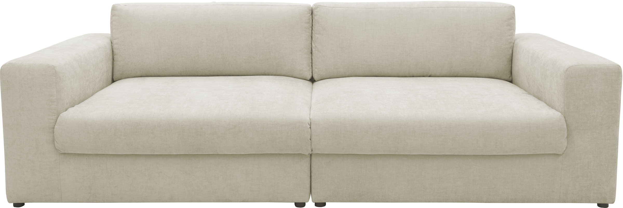 DOMO collection Big-Sofa »Dundee Megasofa Breite 276 cm, Taschenfederkern, fester Sitzkomfort« pflegeleichter, edler Strukturstoff in Chenille-Optik