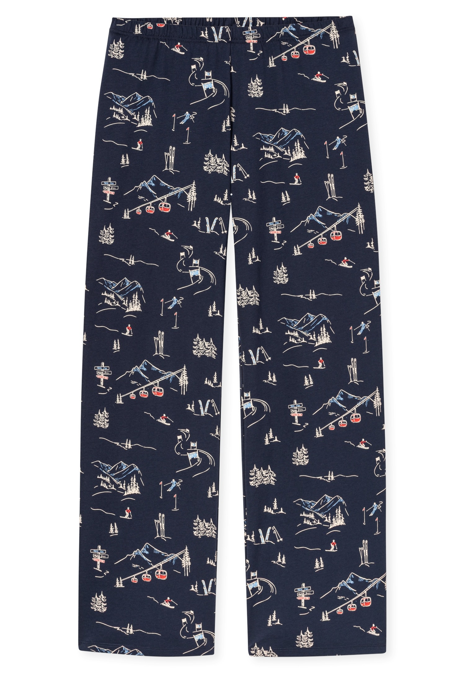 Schiesser Pyjama »Family« 2 mit V-Ausschnitt, Baumwolle