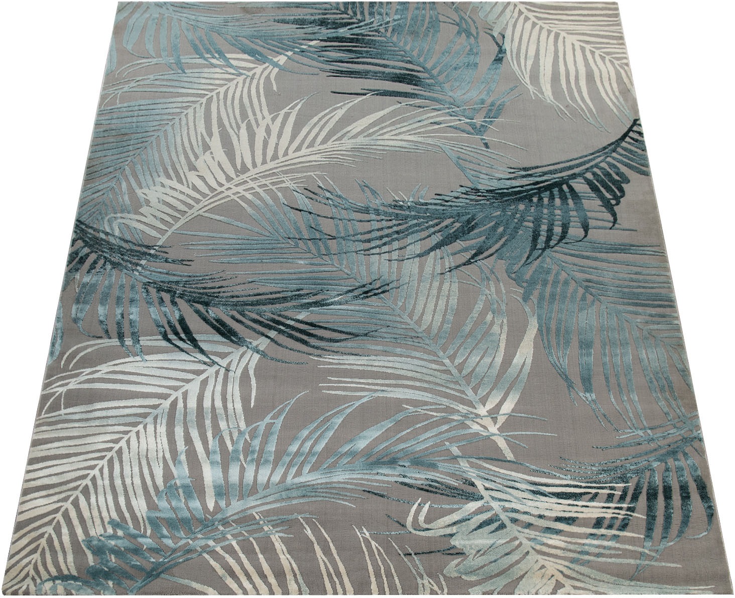 Image of Paco Home Läufer »Theresa 026«, rechteckig, 12 mm Höhe, Teppich-Läufer, Kurzflor, Motiv Blätter, 3D-Effekt, ideal im Flur & Schlafzimmer bei Ackermann Versand Schweiz