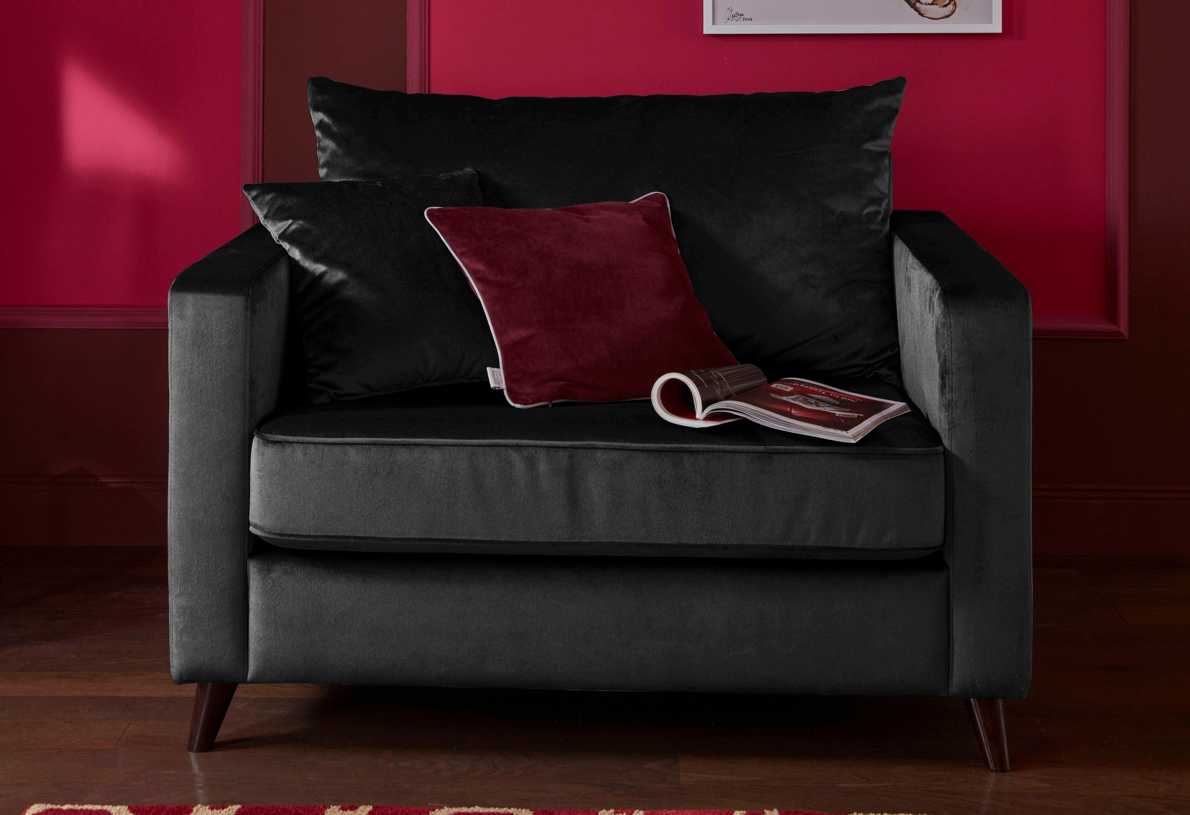 Home affaire Loveseat »Renesse«, lose Kissen, Keder an Sitzkissen