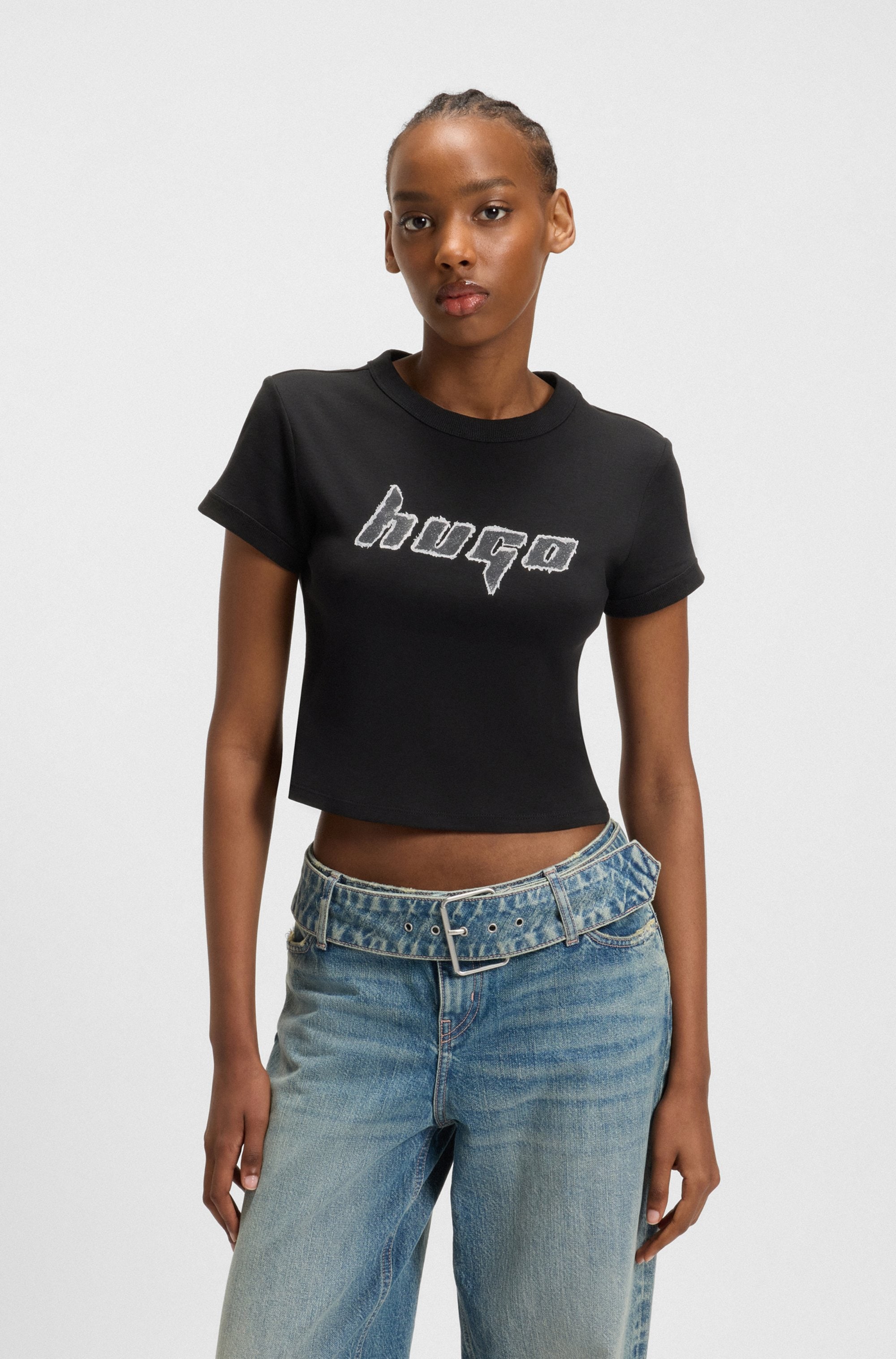 Image of HUGO T-Shirt "Dalia" mit Grafik-Artwork