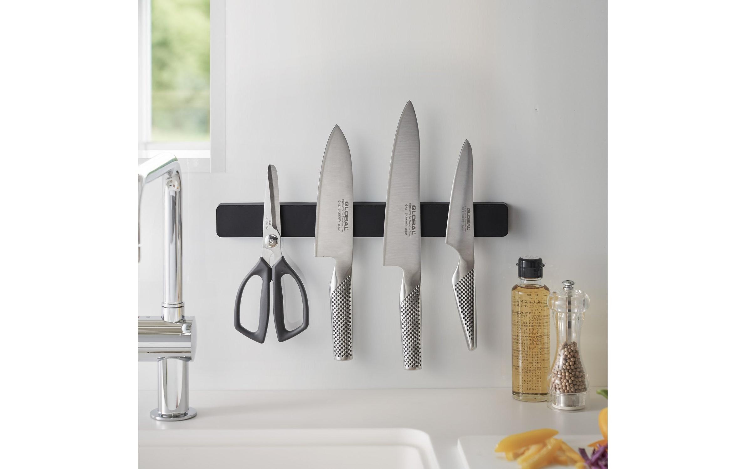 Yamazaki Barre murale magnétique pour couteaux »Magnetschiene Tower 35 x 1,7 x 4 cm« Magnetischer Messerhalter