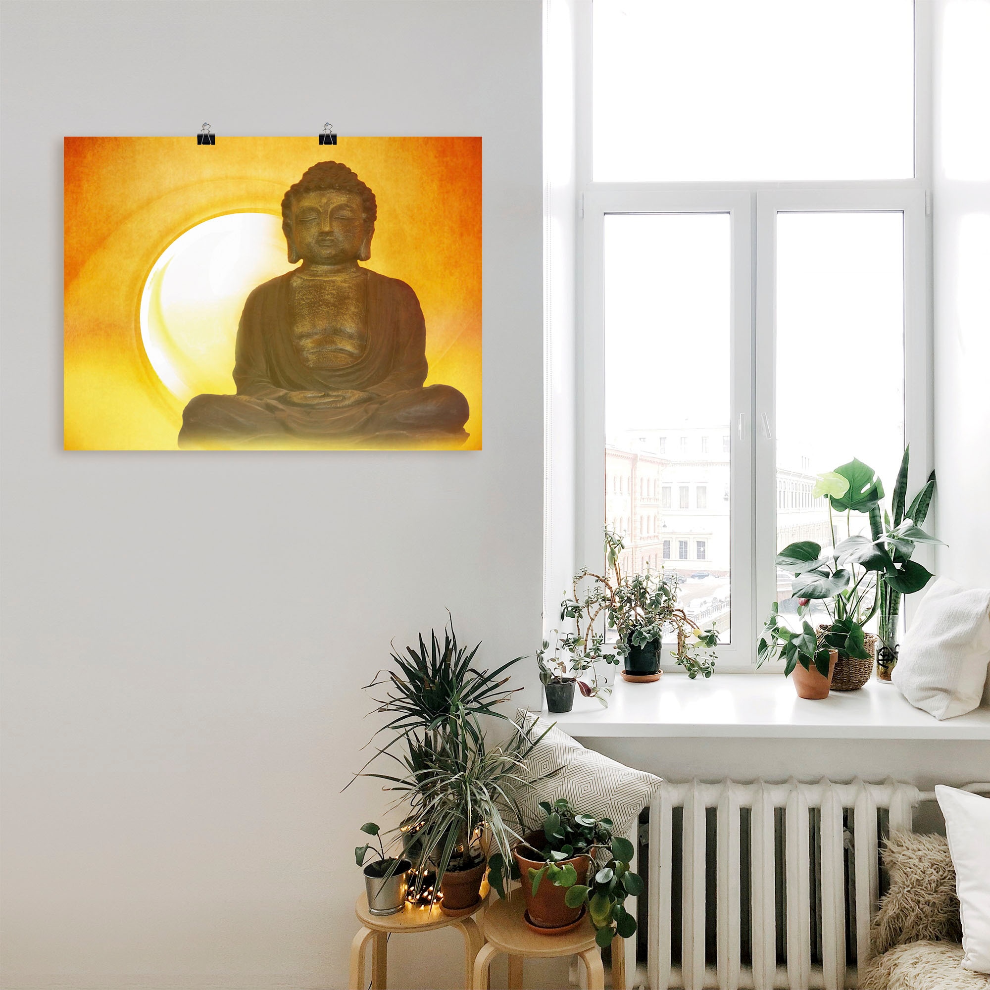 Artland Wandbild »Buddha 2«, Religion, (1 St.), als Leinwandbild, Poster, Wandaufkleber in verschied. Grössen
