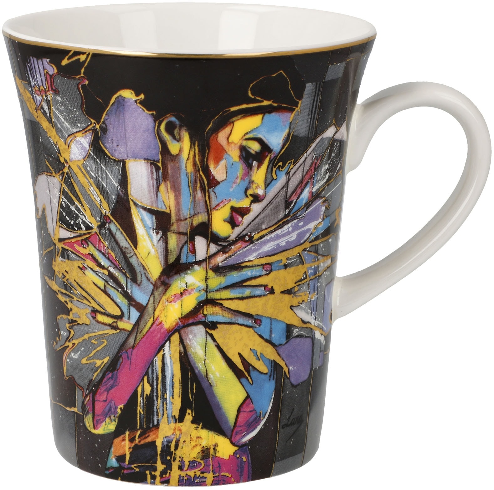 Image of Goebel Tasse "Künstlertasse Lana Frey -Fire in the Belly"