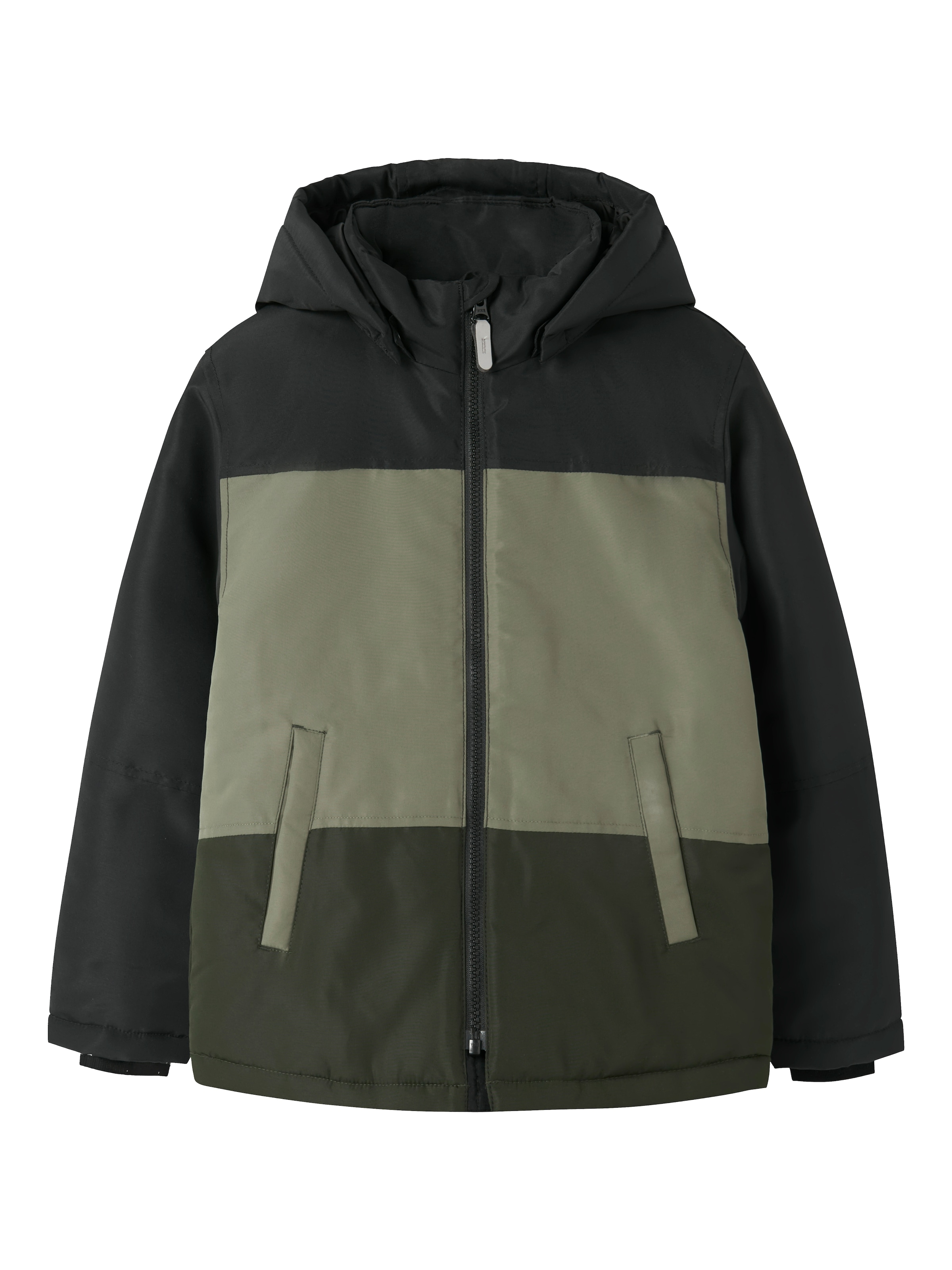 Name It Outdoorjacke »NKMMAX PA JACKET BLOCK NOOS«, mit Kapuze, mit dekorativen und reflektierenden Details
