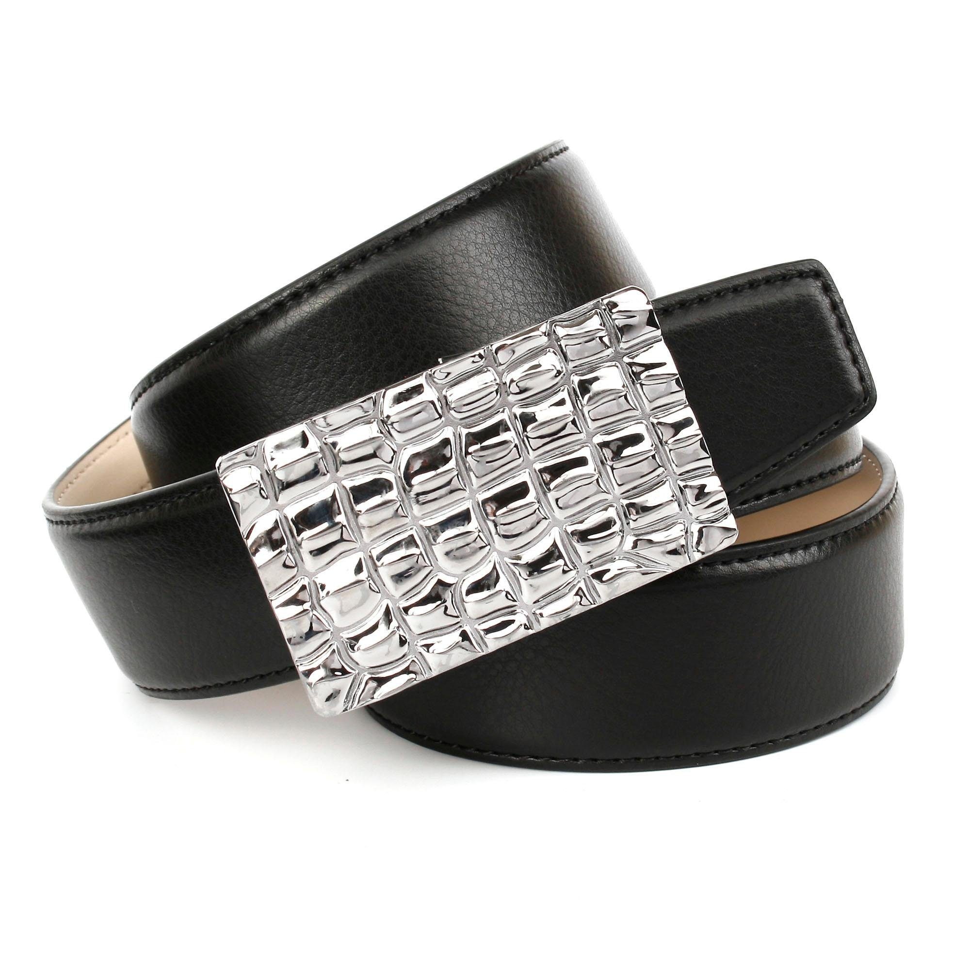 Image of Anthoni Crown Ledergürtel, mit Krokomusterschliesse bei Ackermann Versand Schweiz