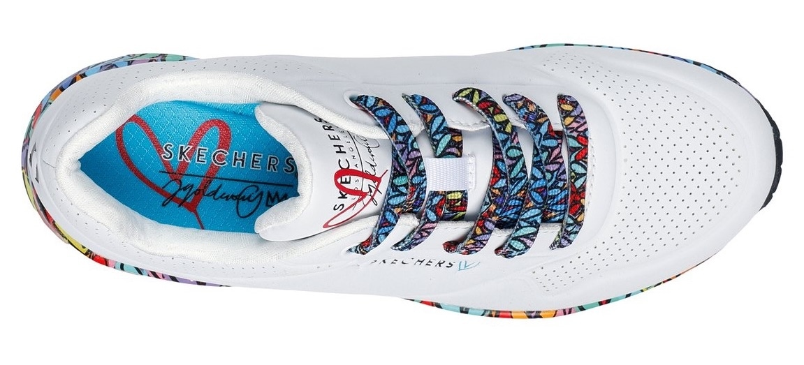 Skechers Sneakers »UNO«  Plateausneaker, Schnürschuh mit Keilabsatz