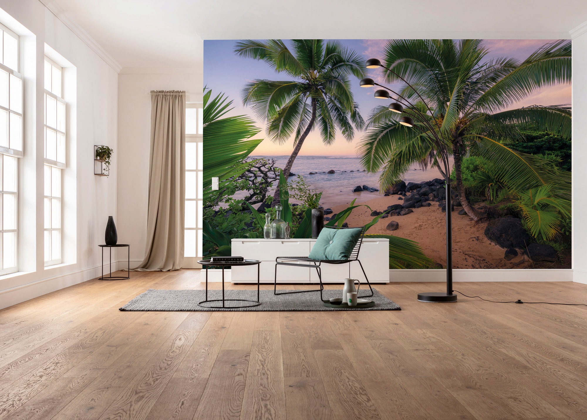 Komar Vliestapete »Hawaiian Dreams«, 450x280 cm (Breite x Höhe), Wohnzimmer, Schlafzimmer