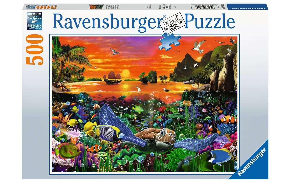 Image of Ravensburger Puzzle »Schildkröte im Riff«, (500 tlg.) bei Ackermann Versand Schweiz