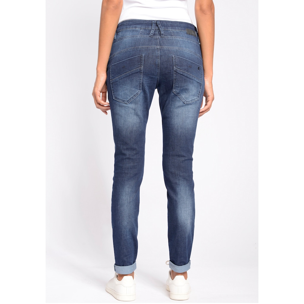 GANG Slim-fit-Jeans »94New Georgina«, mit charakteristischen Abnähern quer über den Oberschenkel