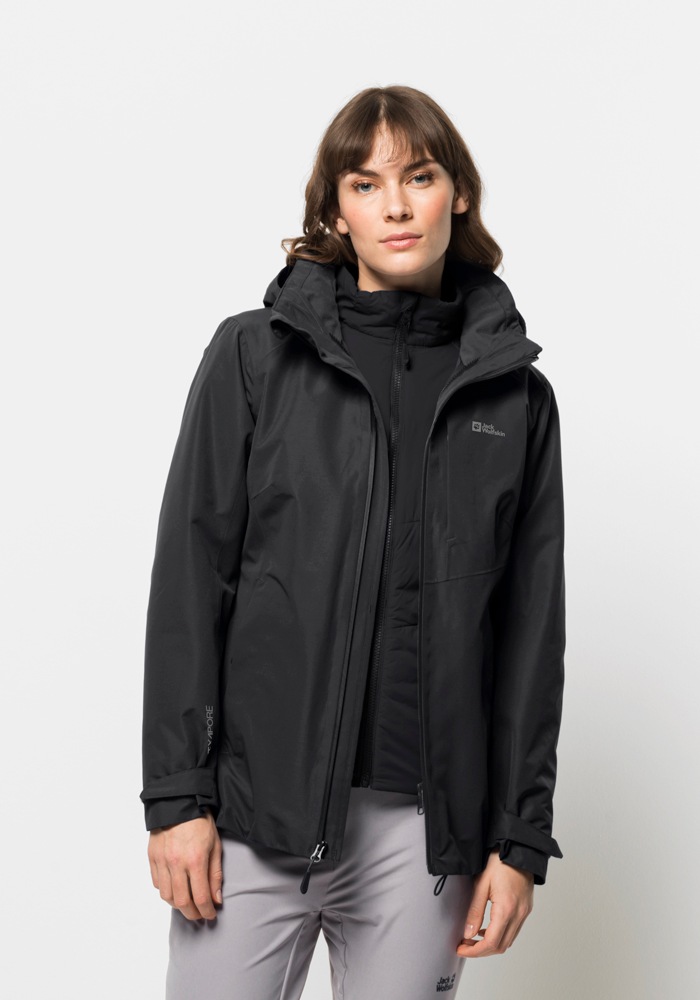 Jack Wolfskin 3-in-1-Funktionsjacke »BERGLAND 3IN1 JKT W«, mit Kapuze kaufen