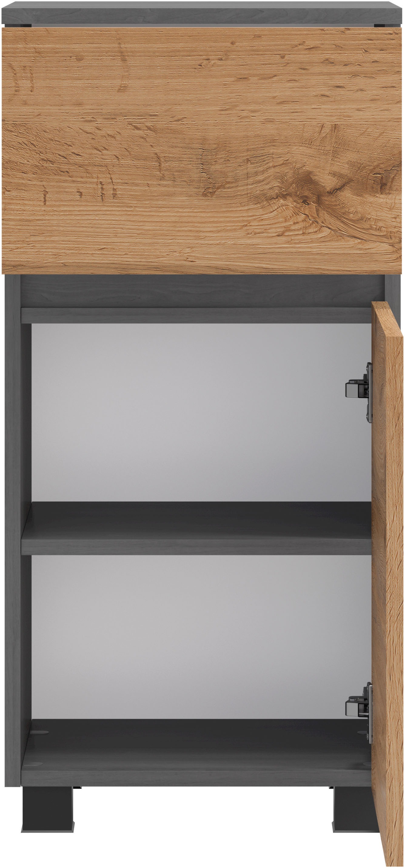 GOODproduct Badmöbel-Set »BOZEN, 4-tlg. Unterbecken-Set - Midischrank«