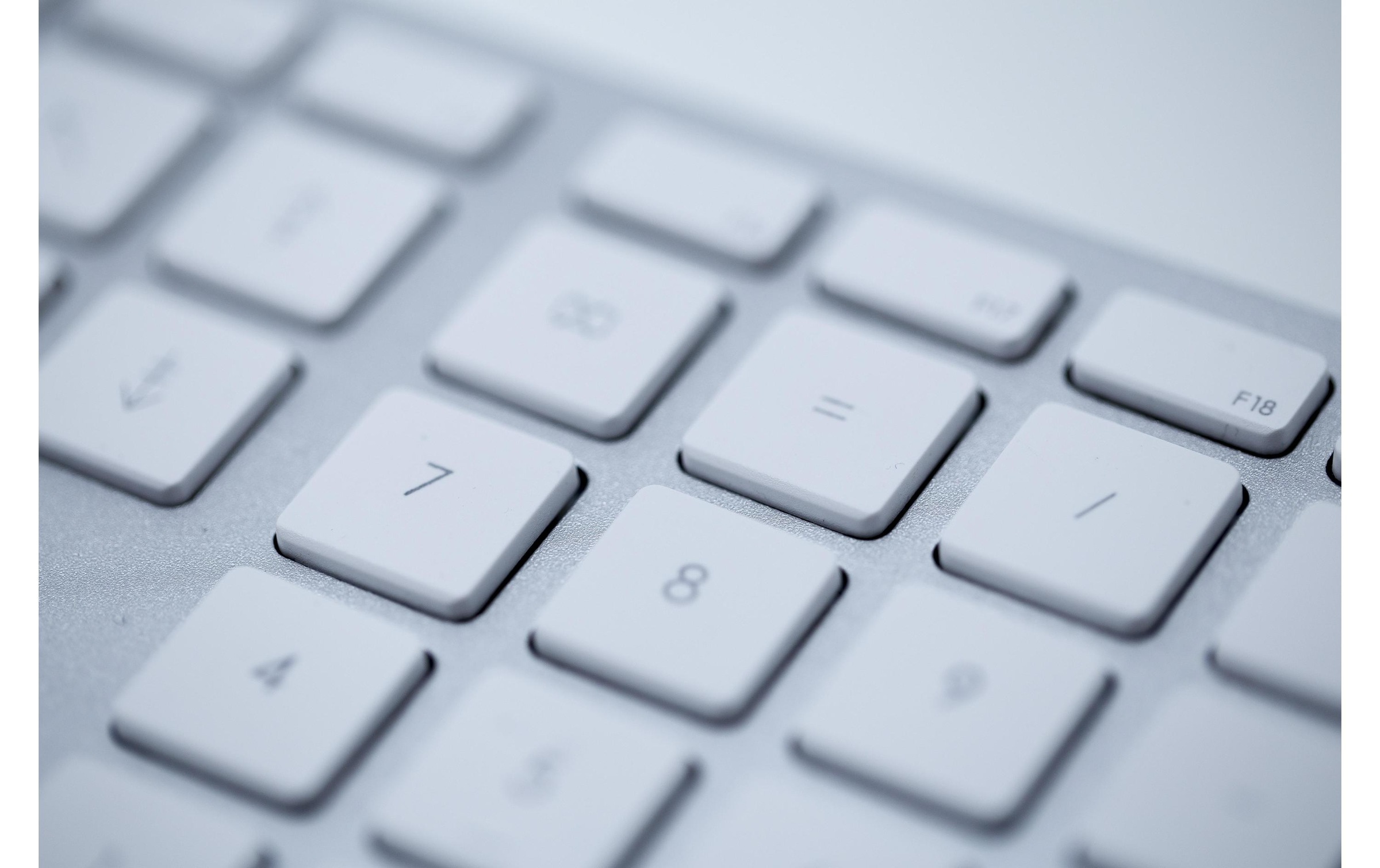 Tastatur »LMP KB-1243 Silber«, (Ziffernblock)